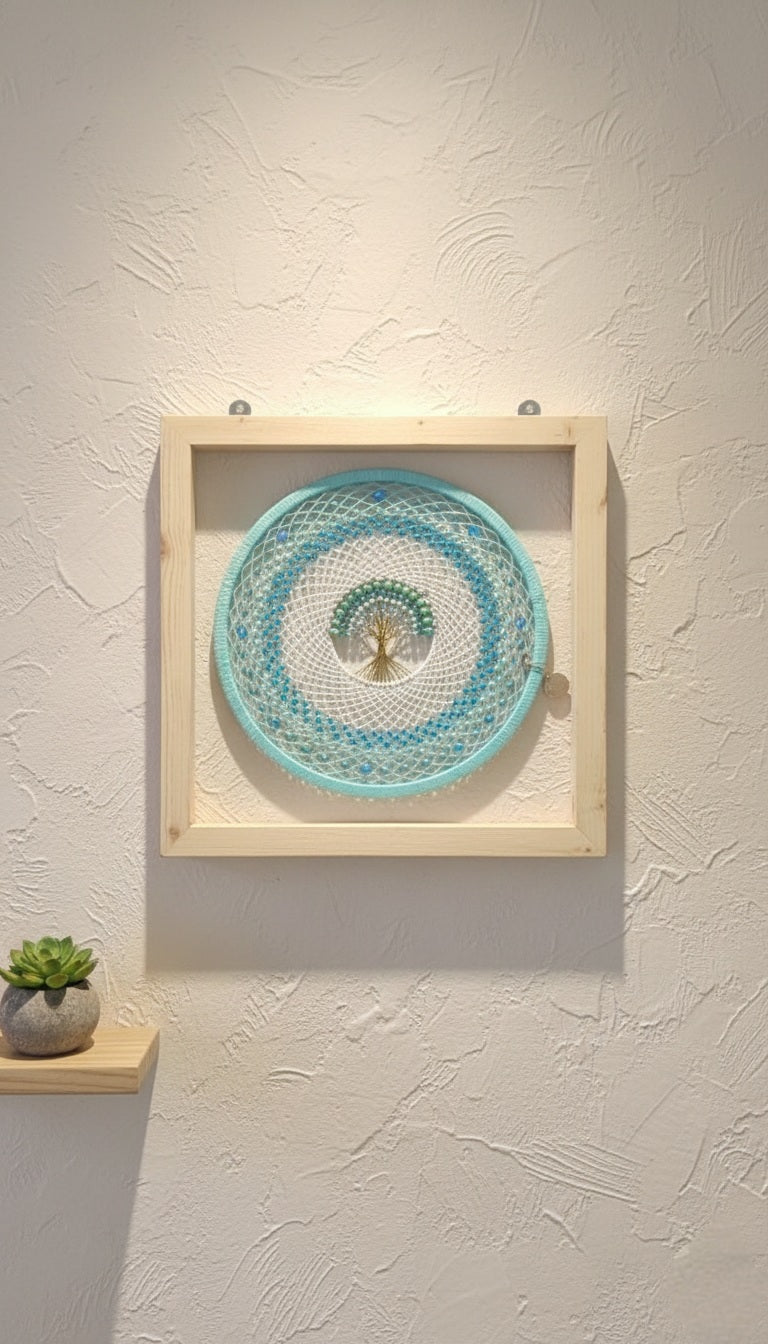 Tree of life beaded frame