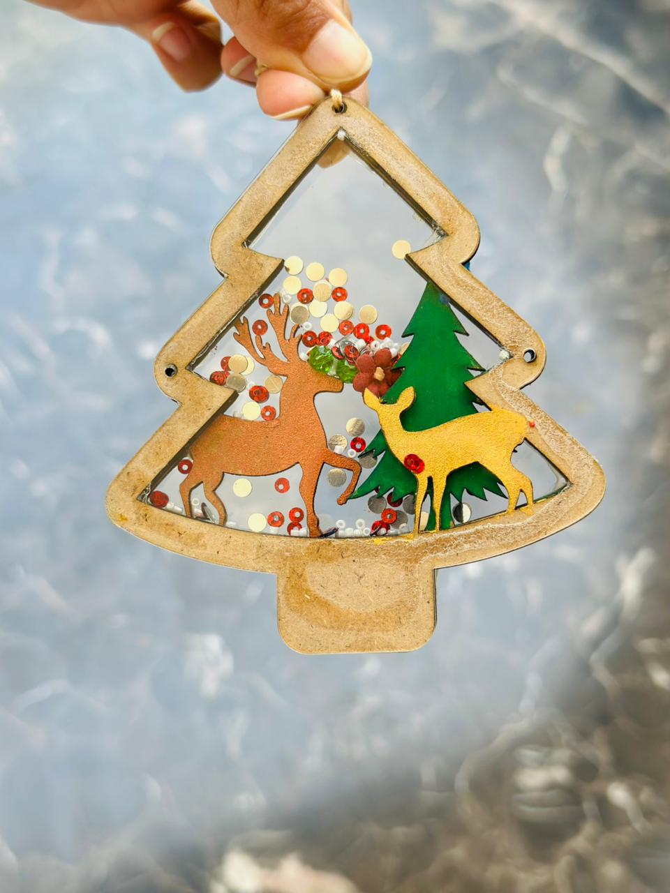 DIY Christmas tree activity kit