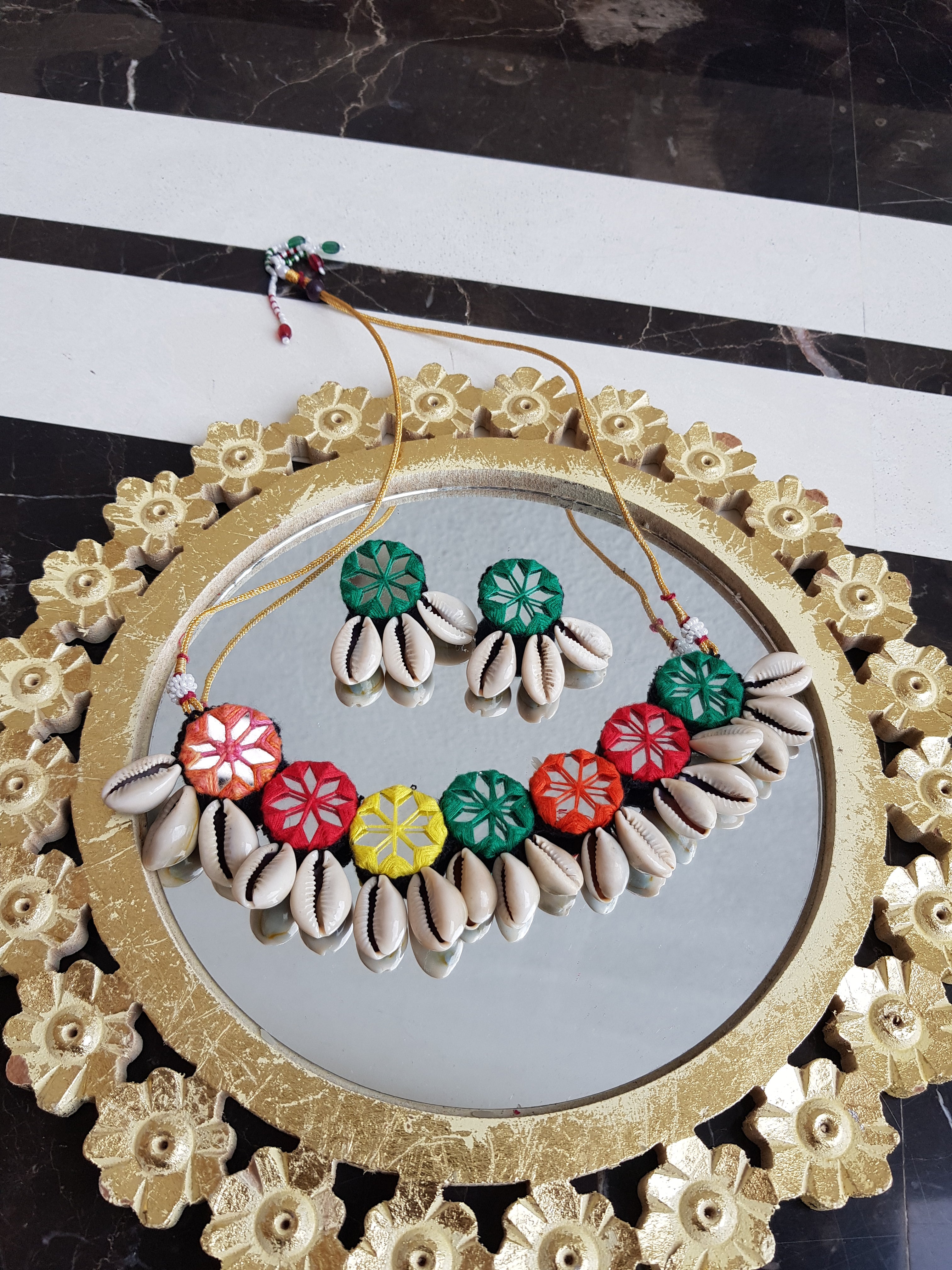 Mehndi Colourful Necklace