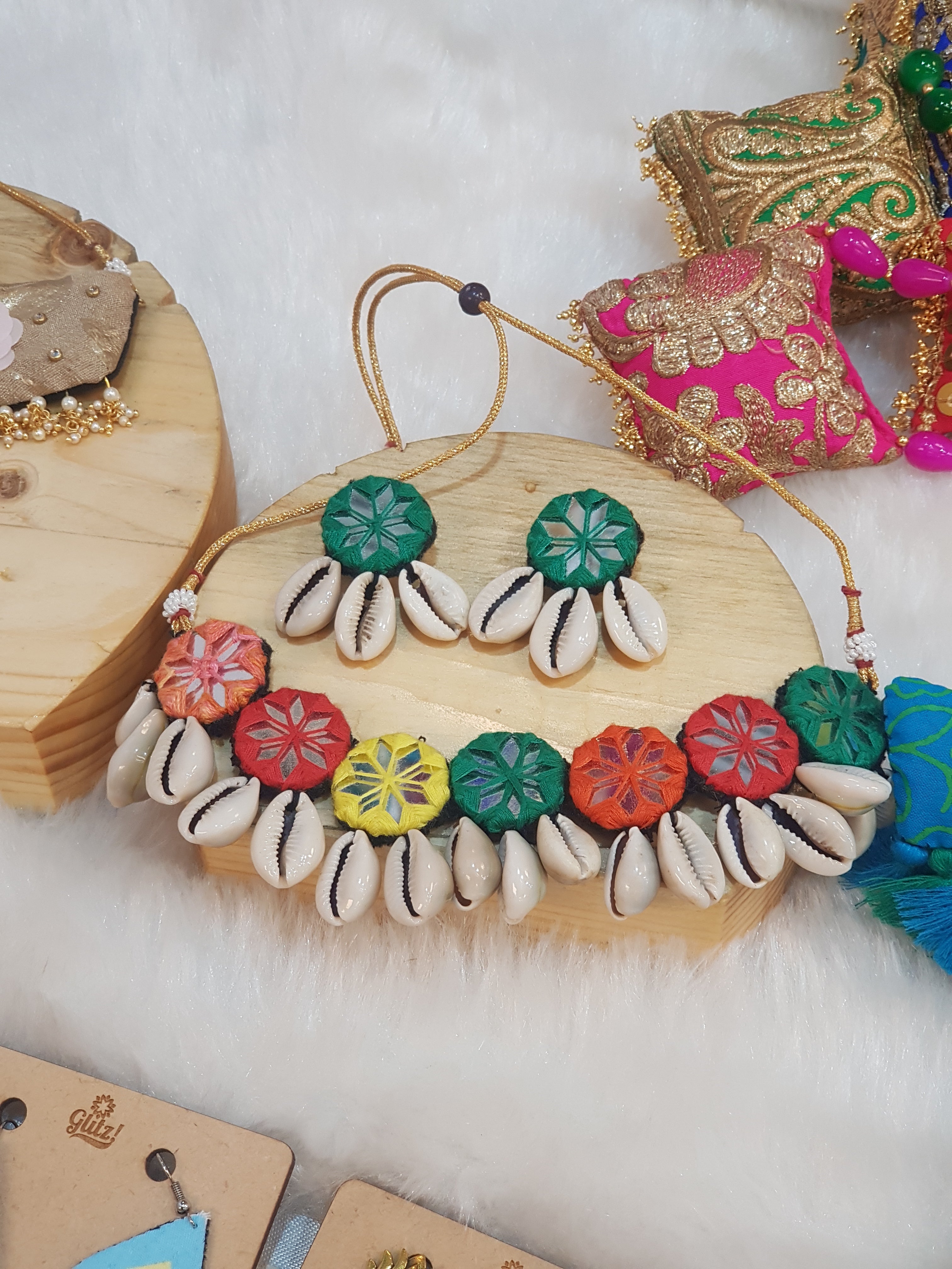 Mehndi Colourful Necklace
