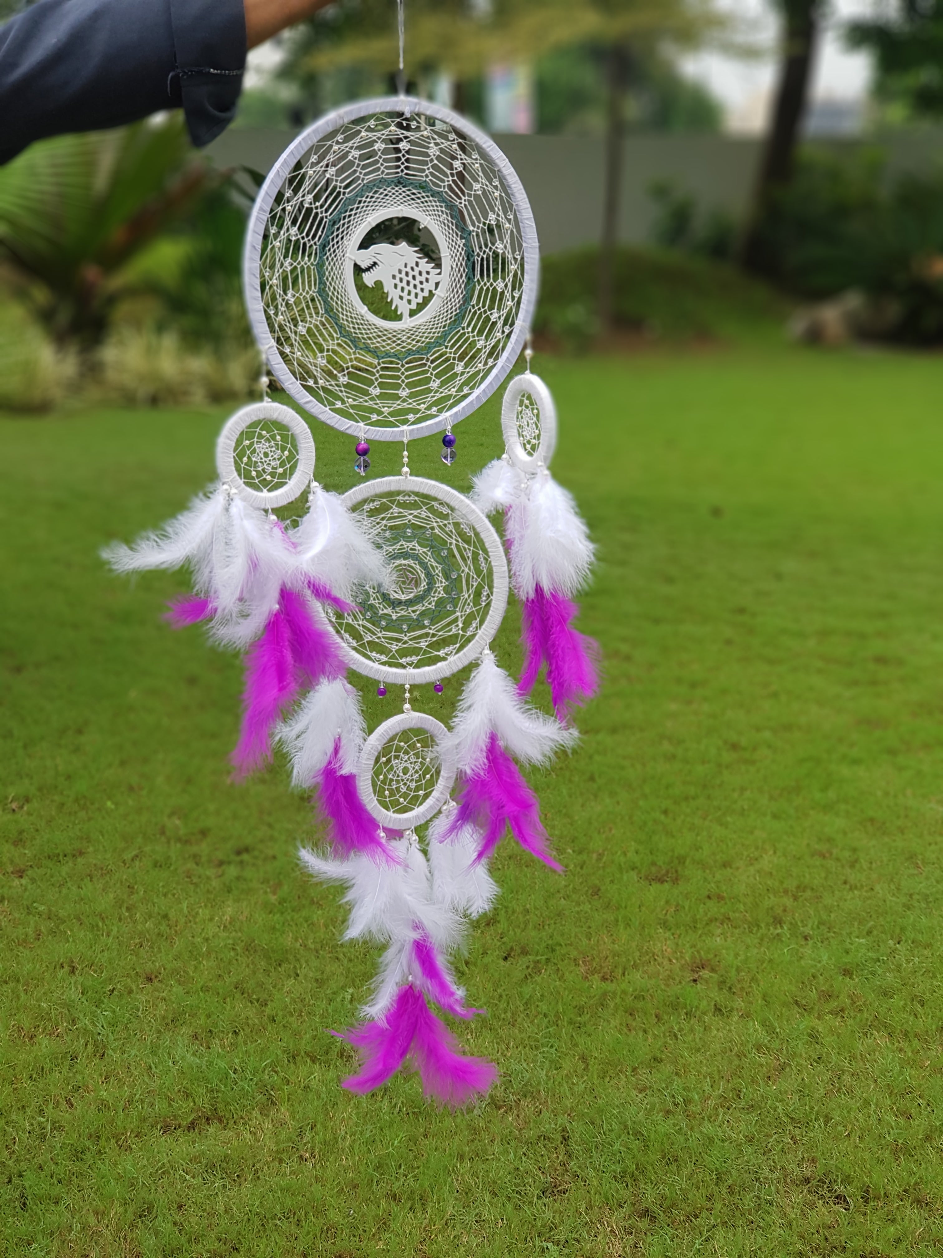 White Wolf Dreamcatcher