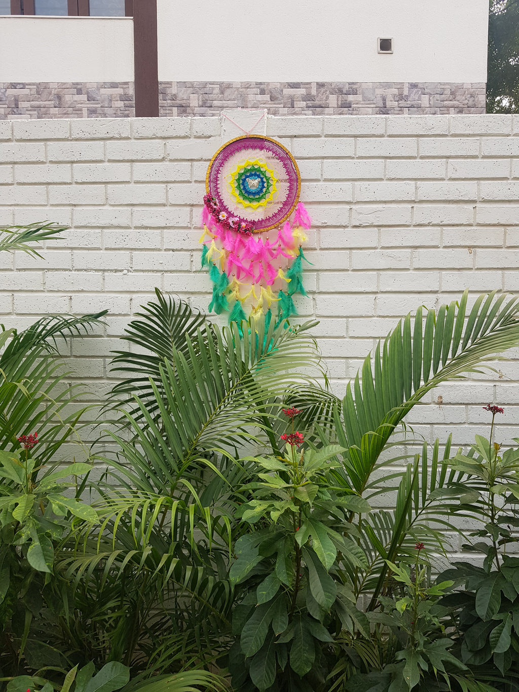 Rainbow Flutter Dreamcatcher
