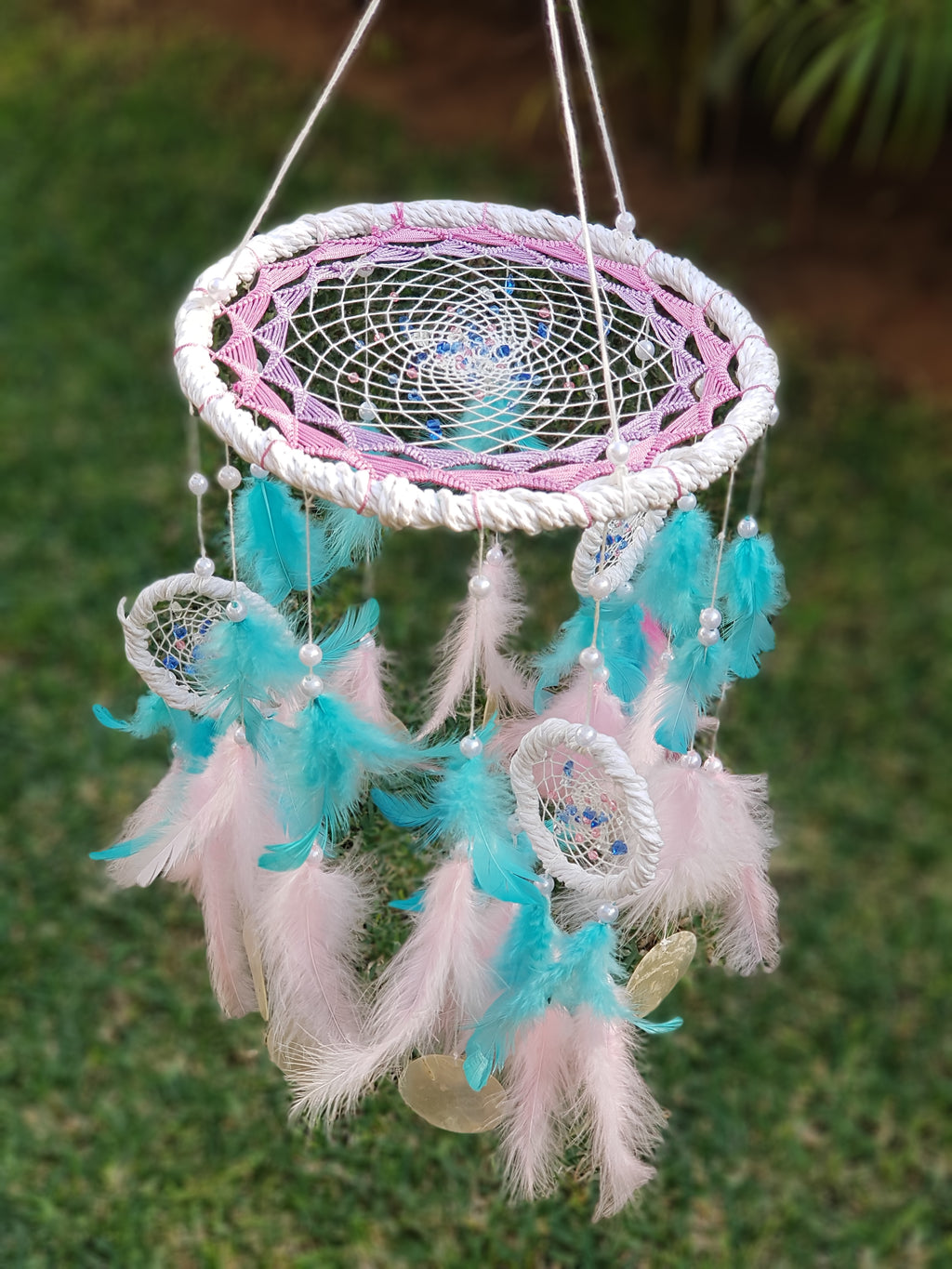 Cotton Candy Dreamcatcher