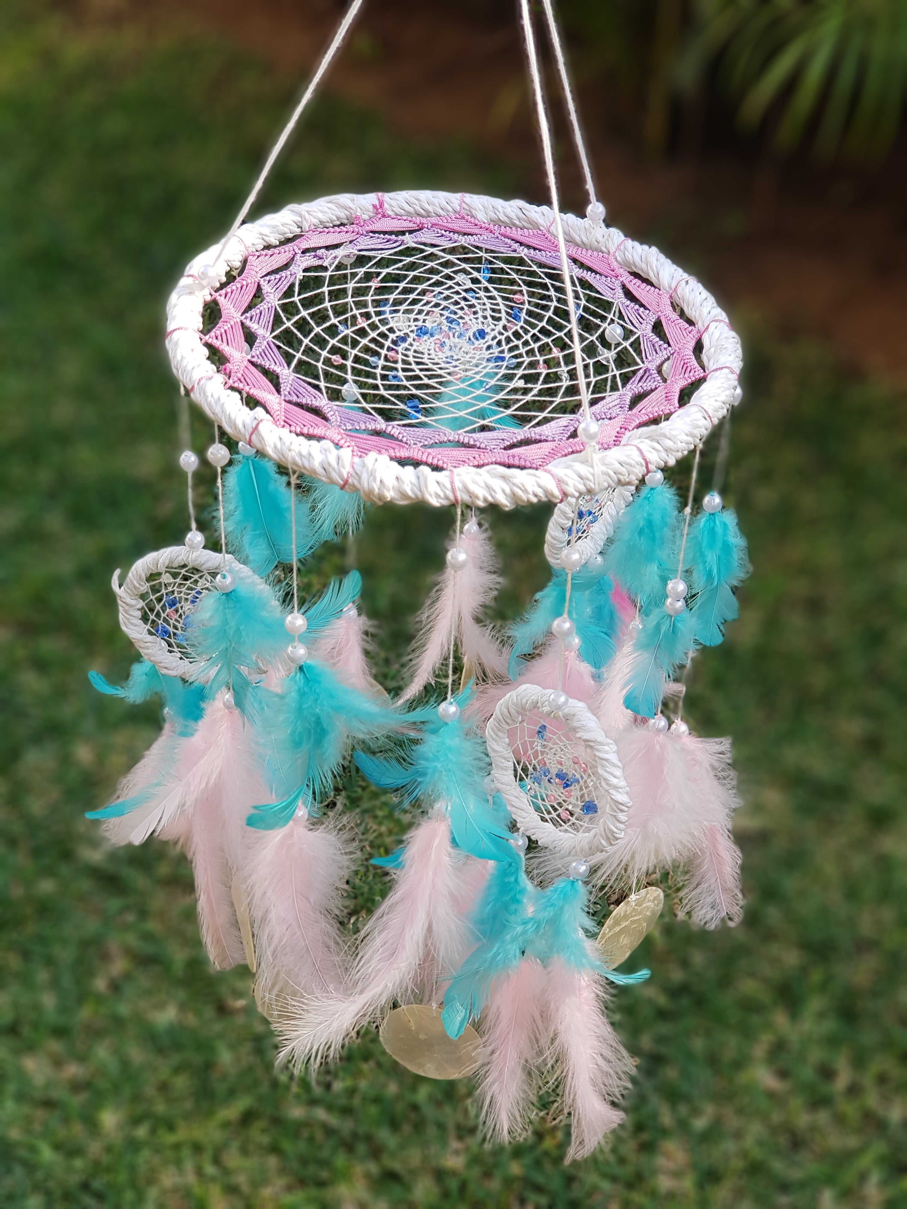 Cotton Candy Dreamcatcher