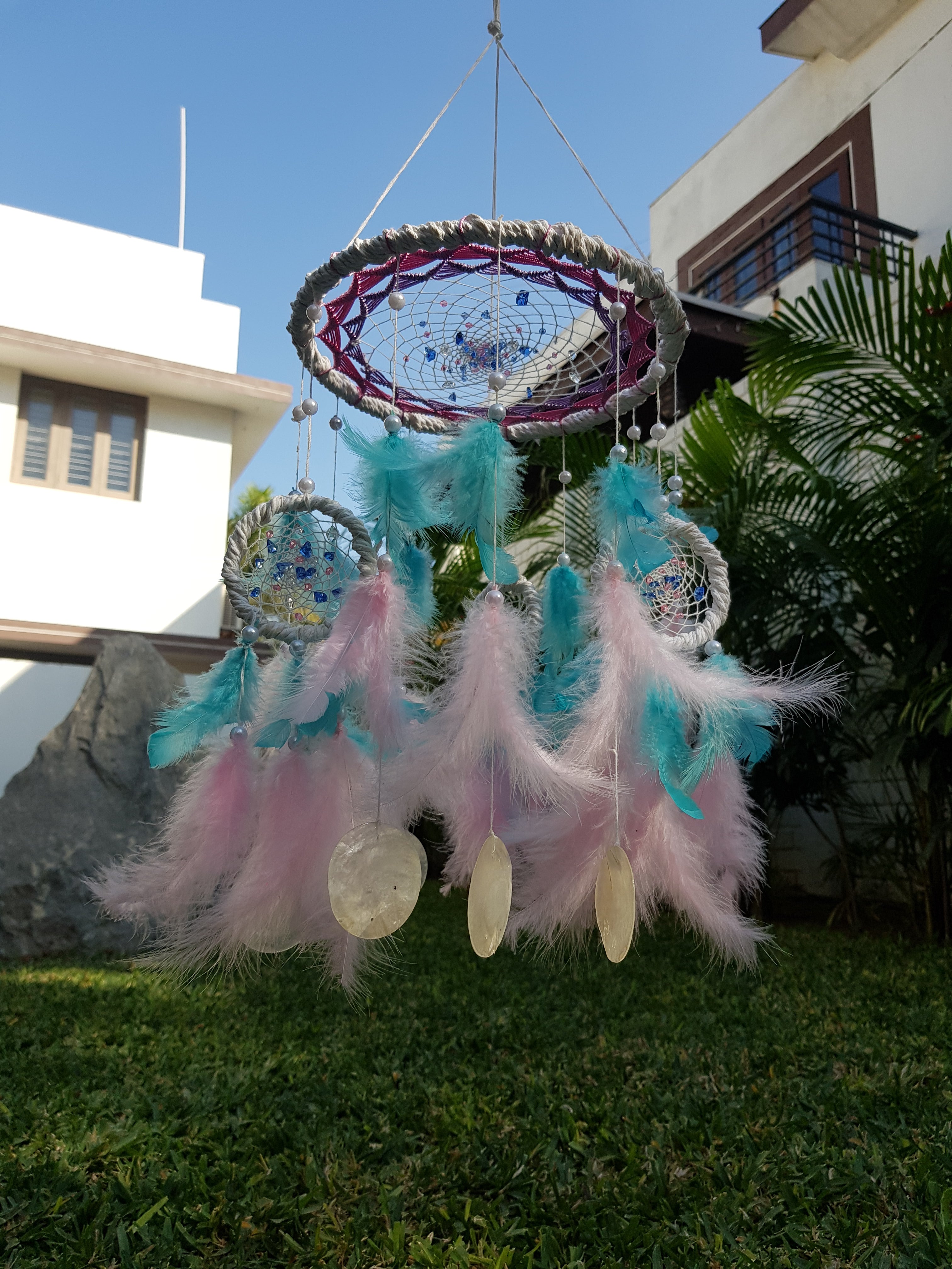 Cotton Candy Dreamcatcher