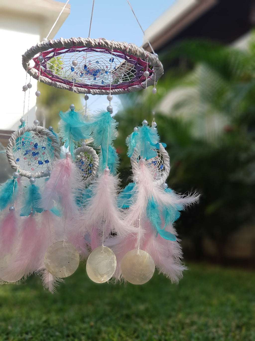 Cotton Candy Dreamcatcher