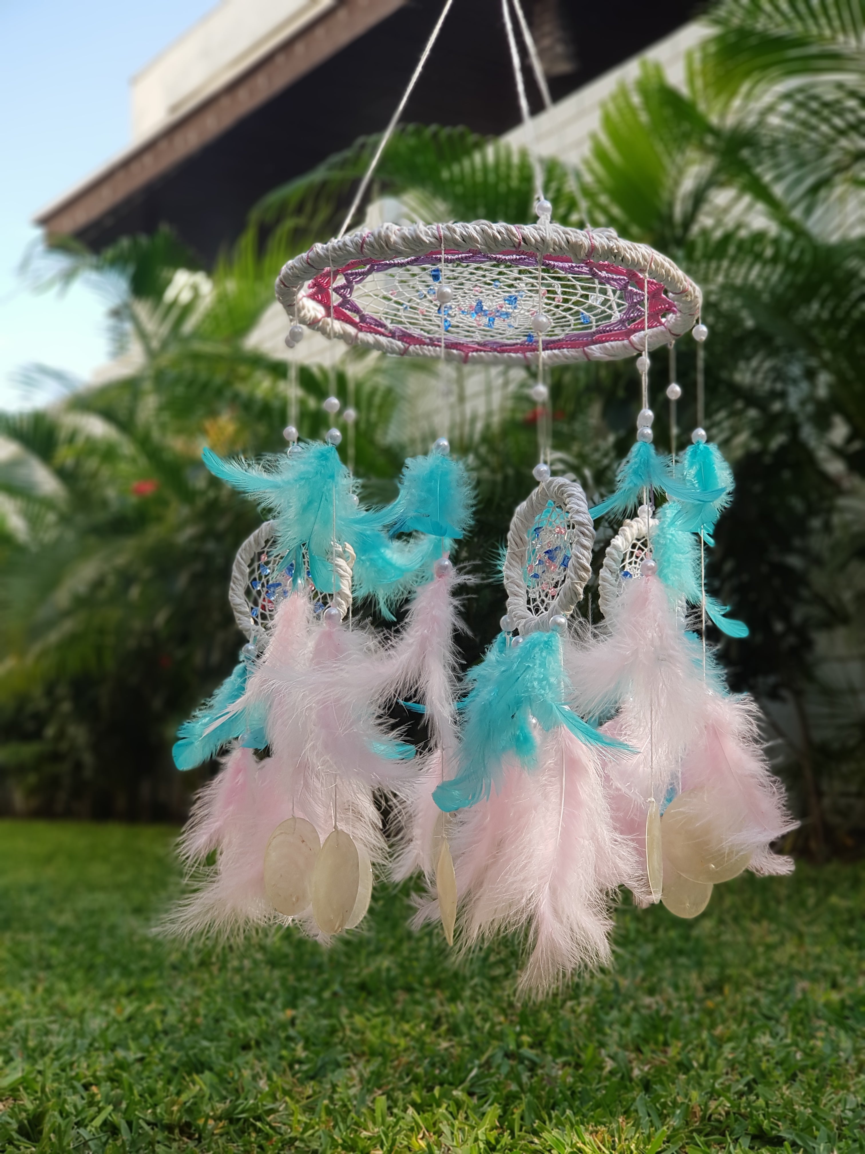 Cotton Candy Dreamcatcher