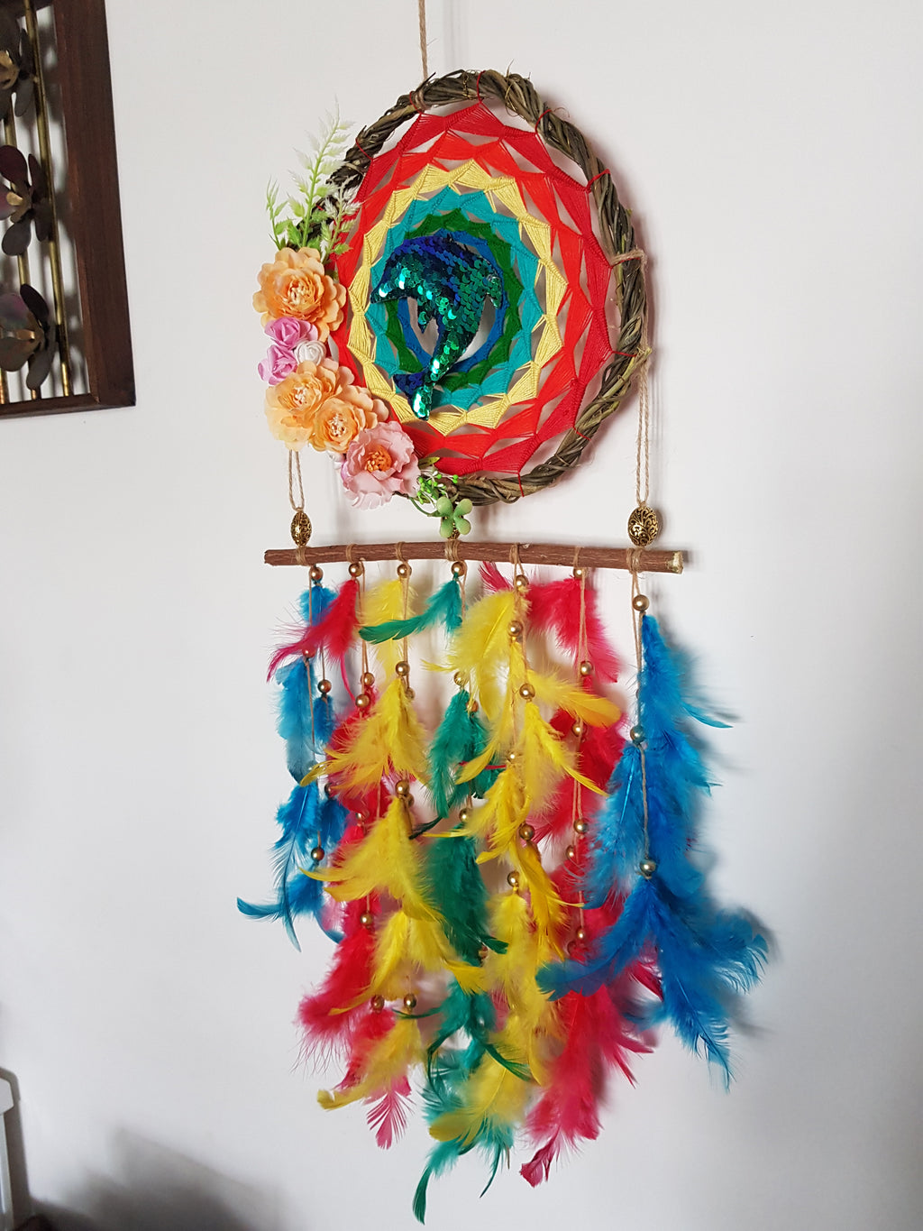 Fiesta Feather Dreamcatcher
