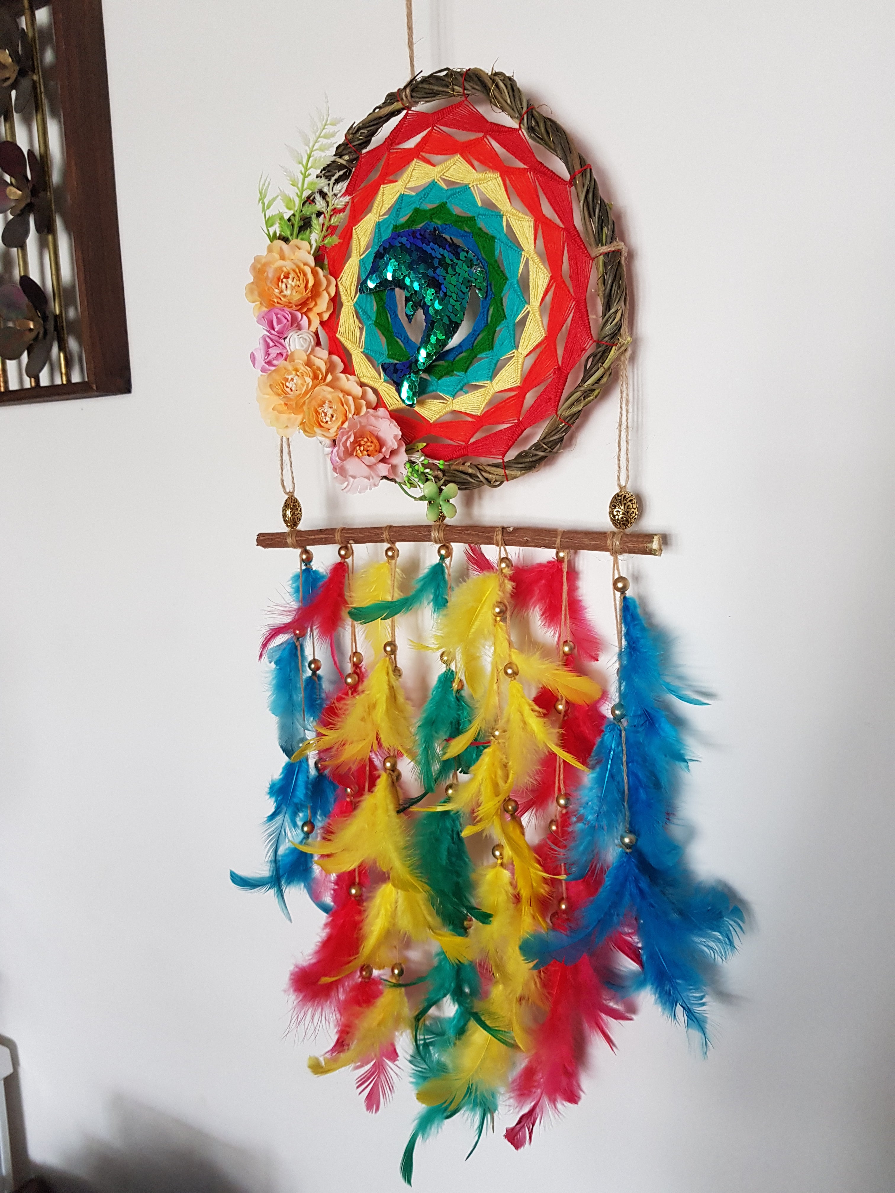 Fiesta Feather Dreamcatcher