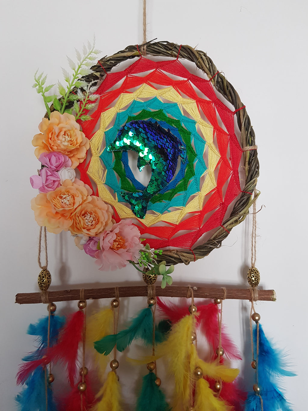 Fiesta Feather Dreamcatcher