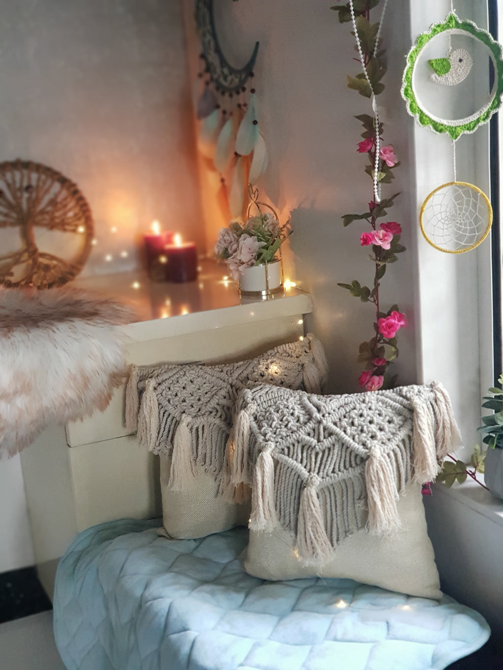 Macrame Pillow Cover