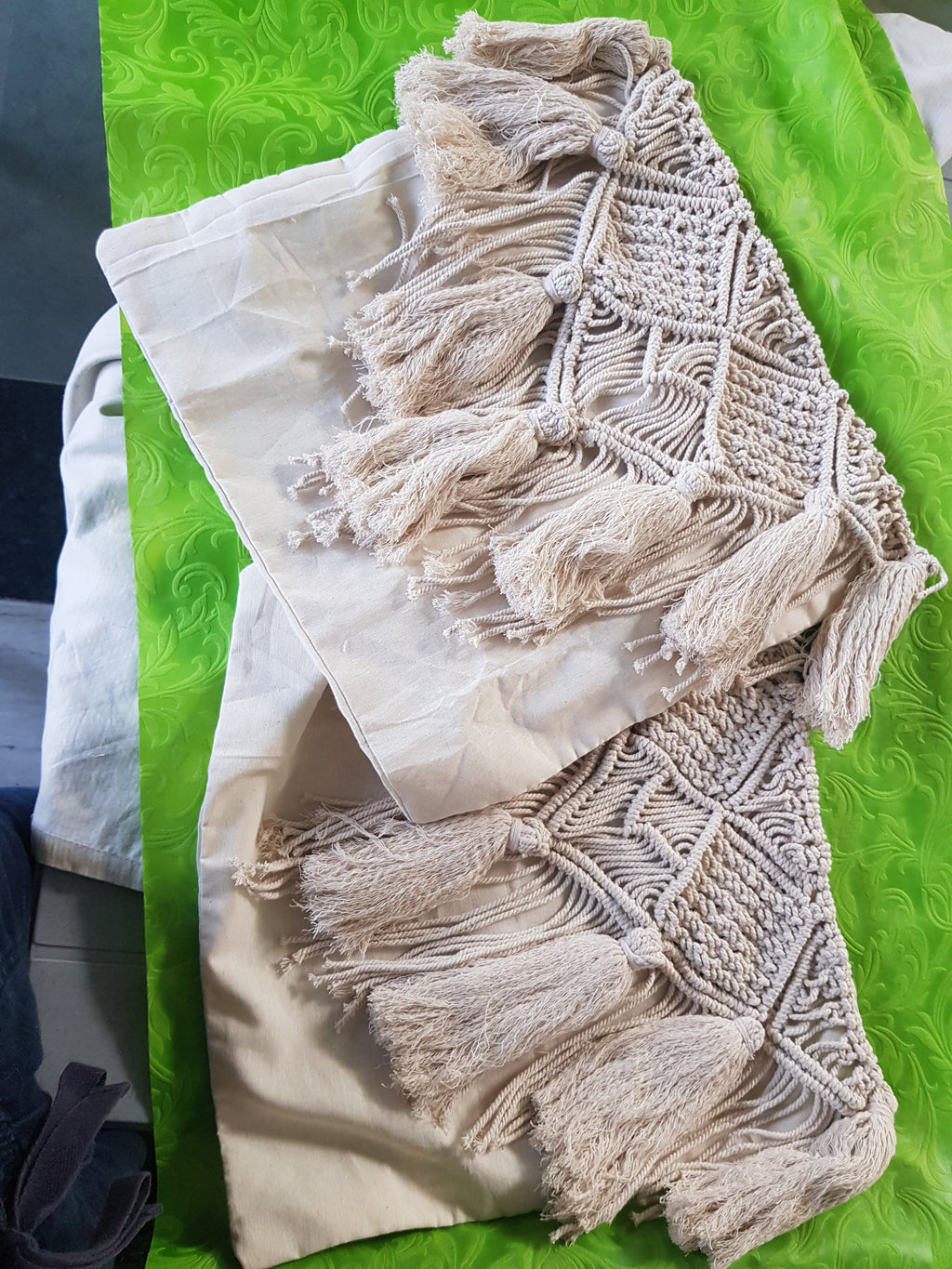 Macrame Pillow Cover