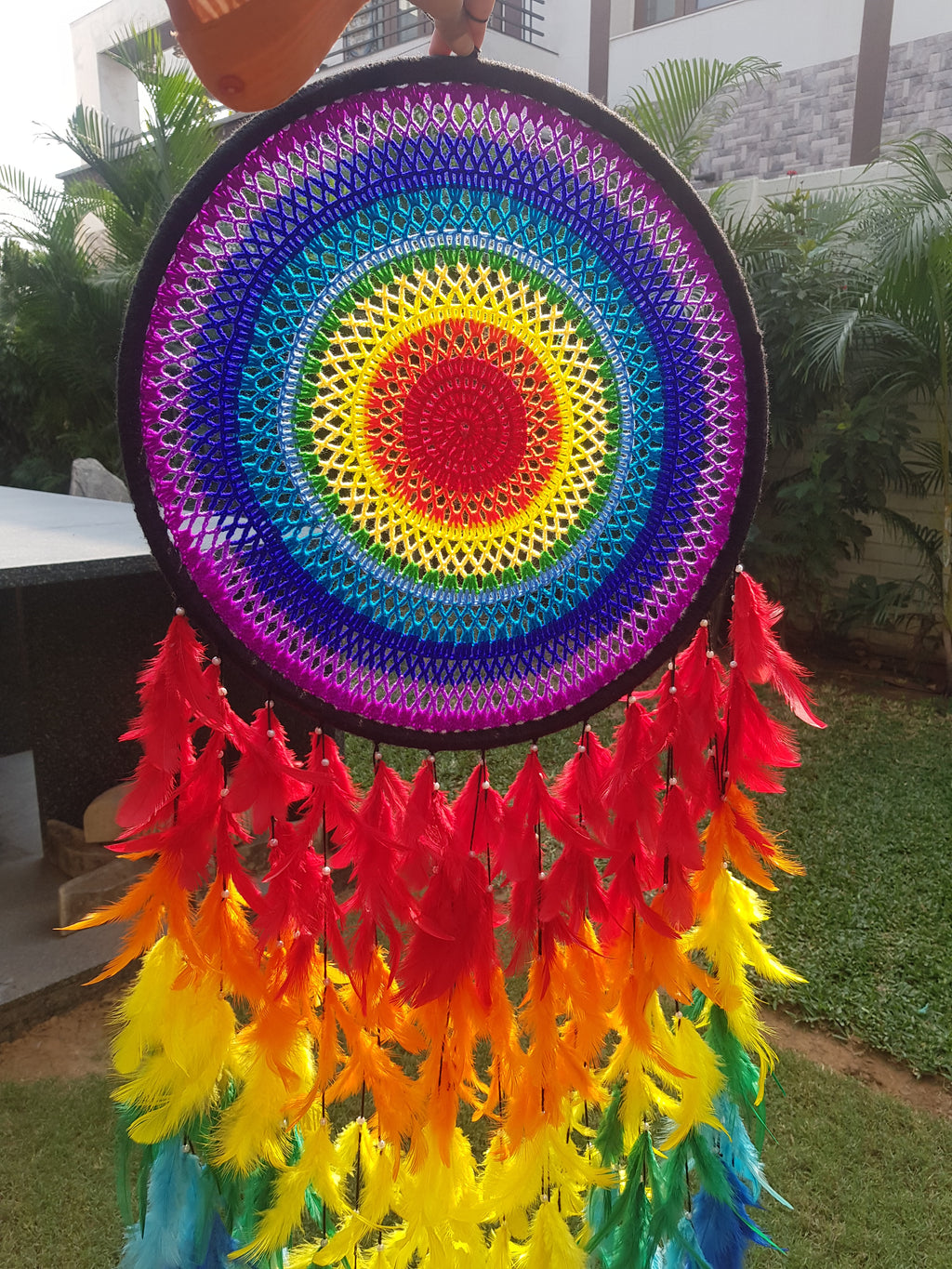 Rainbow Aura Dreamcatcher