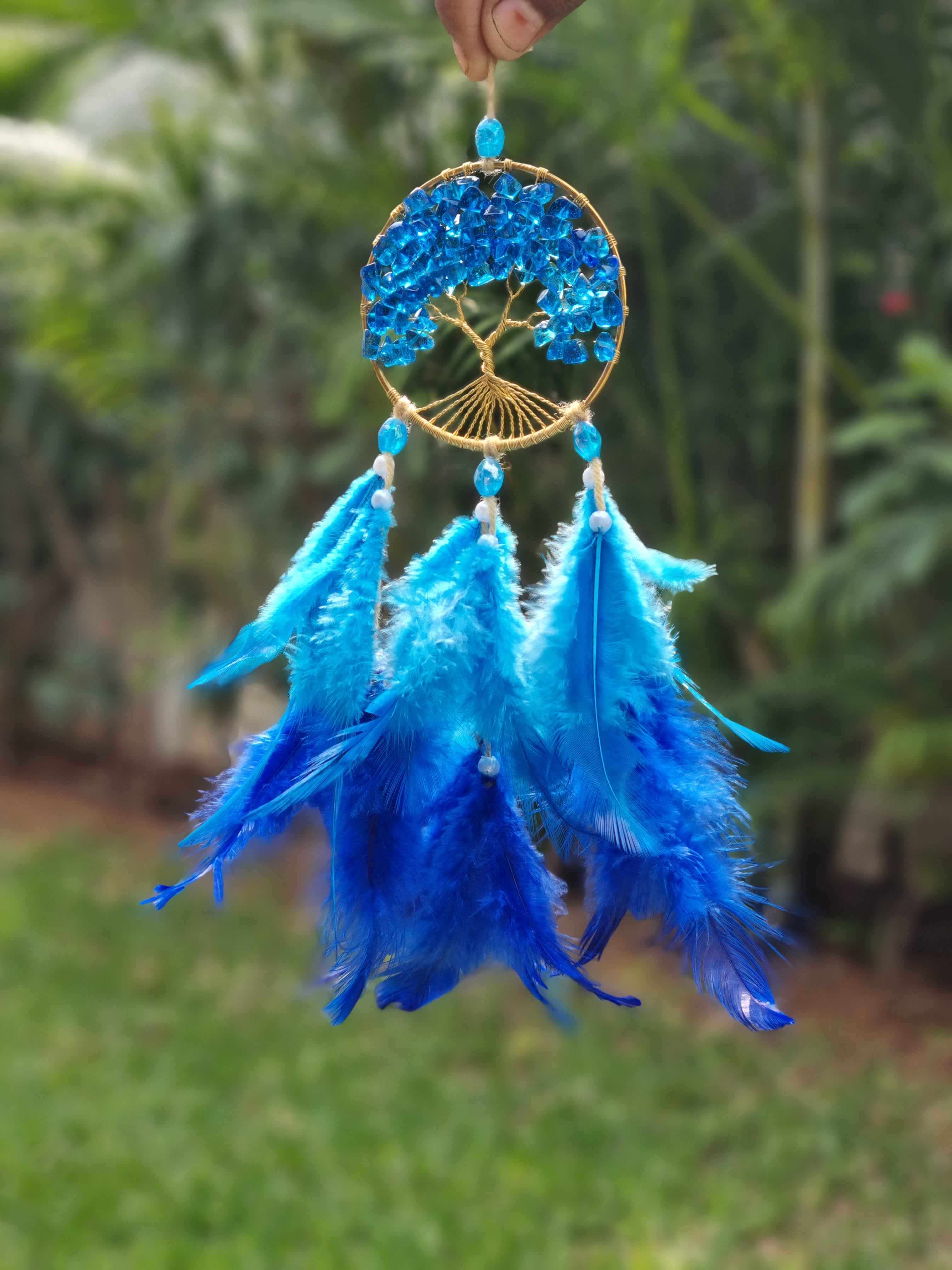 Blue Crystal Car Hung