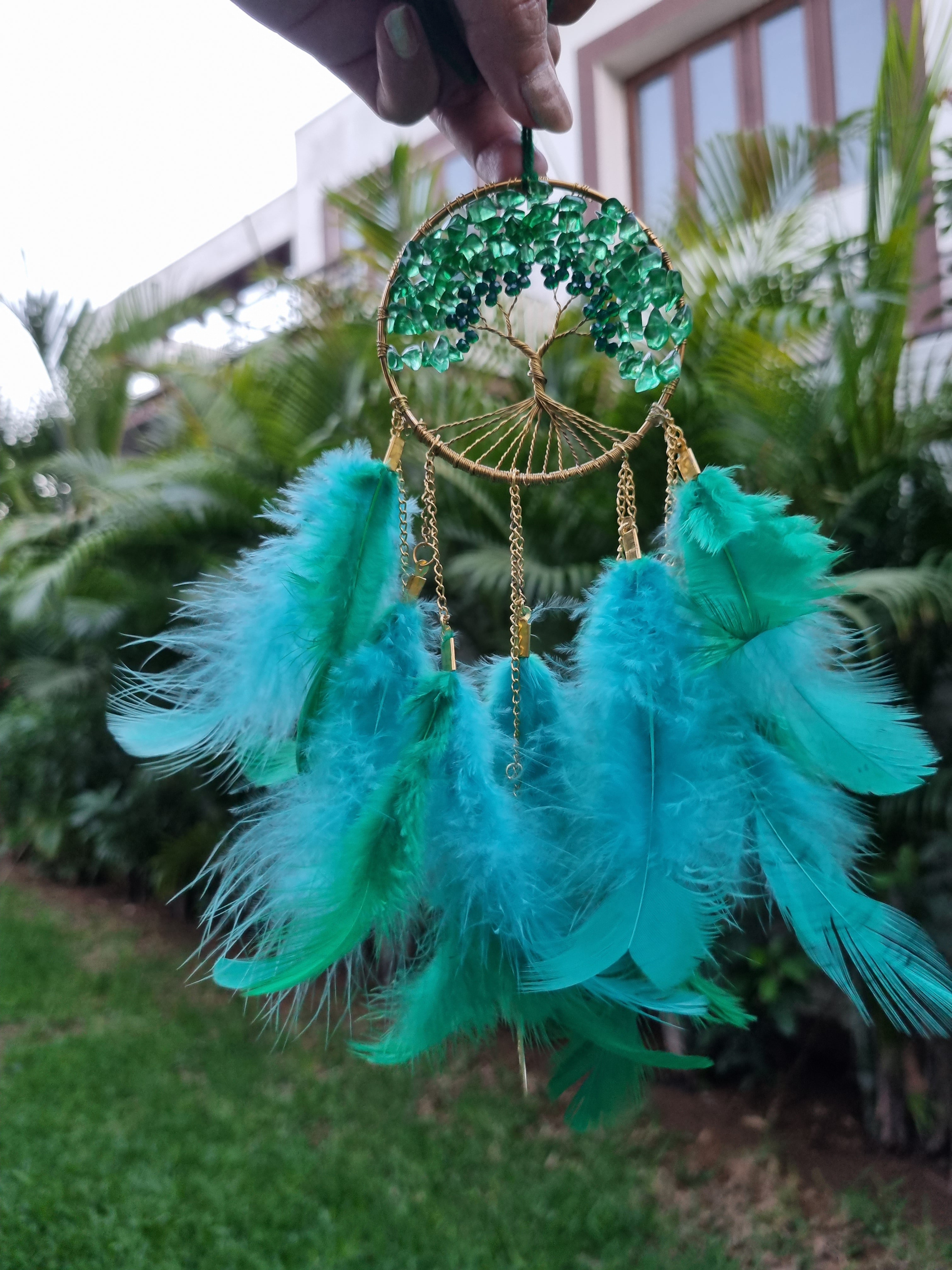 Blue Crystal Car Hung