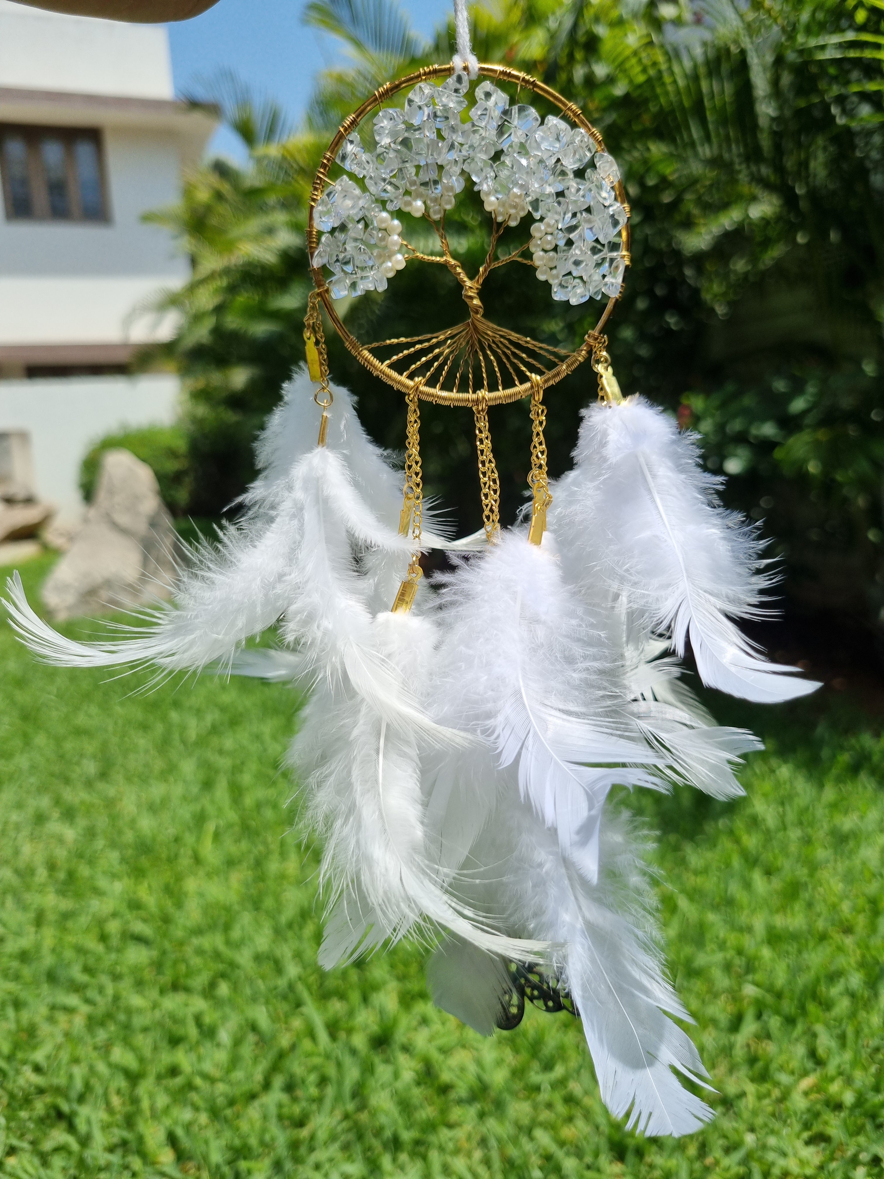 Blue Crystal Car Hung