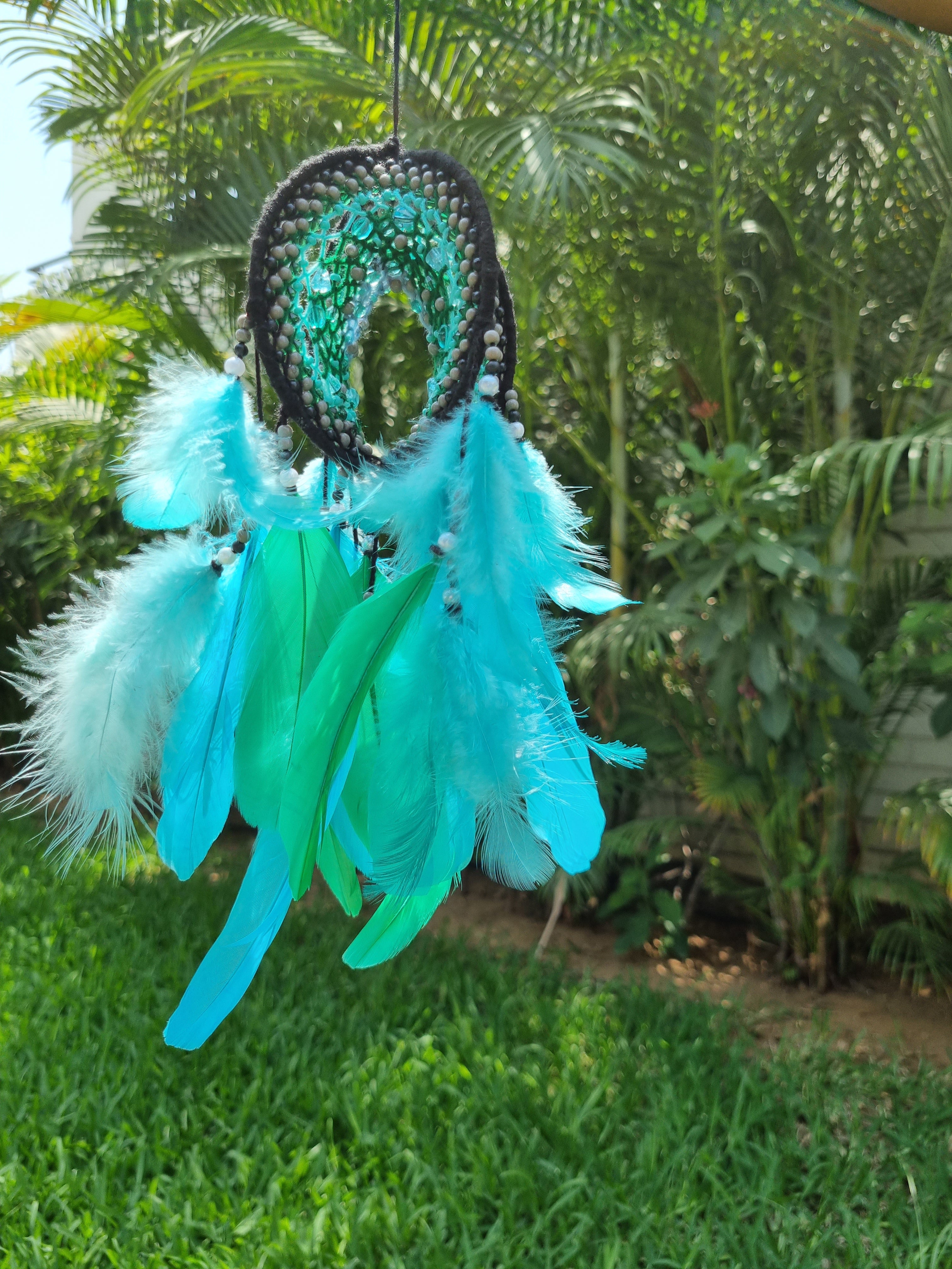 Sky Blue Circular Car Hung