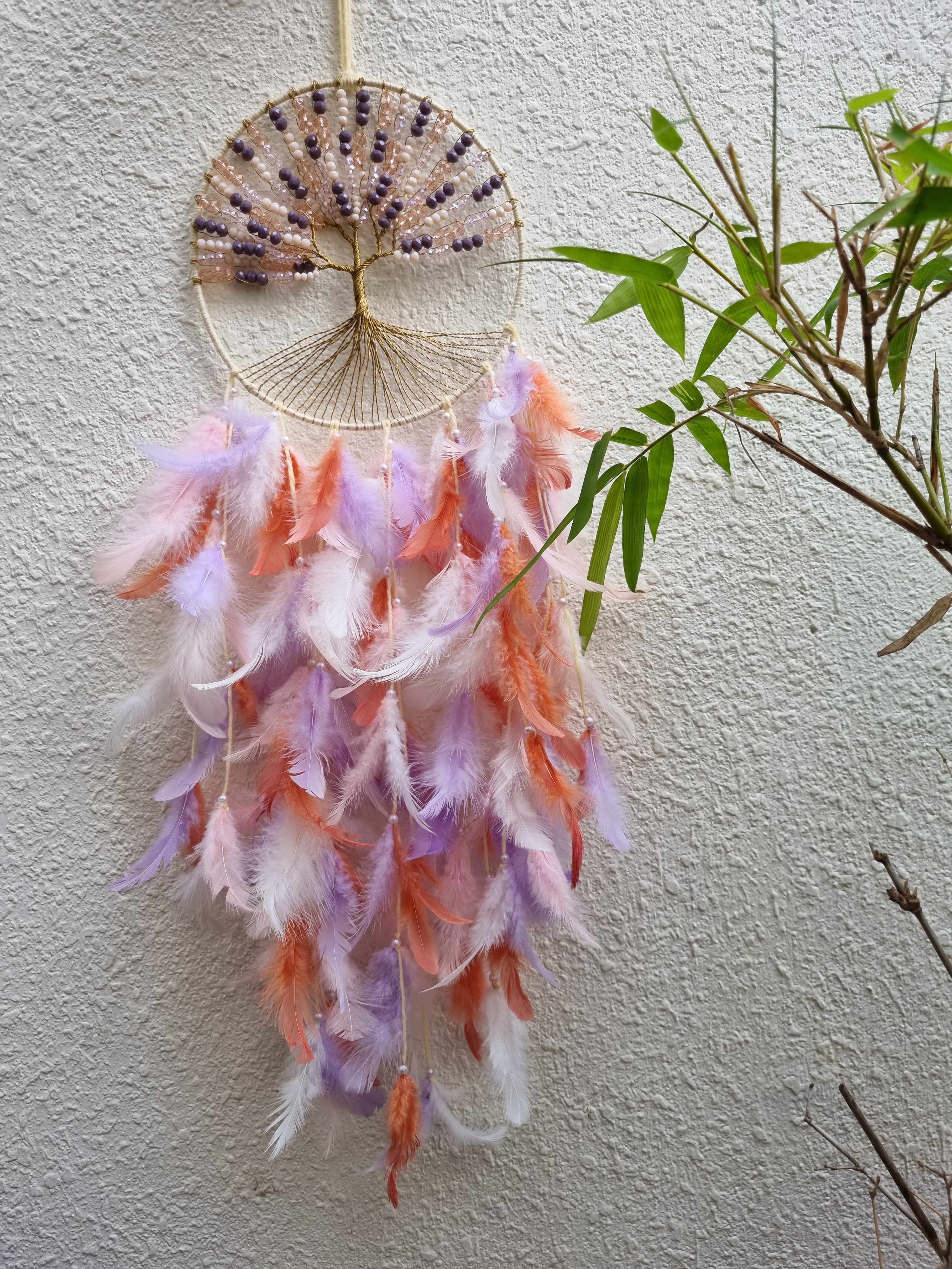 Lavender Tree Dreamcatcher
