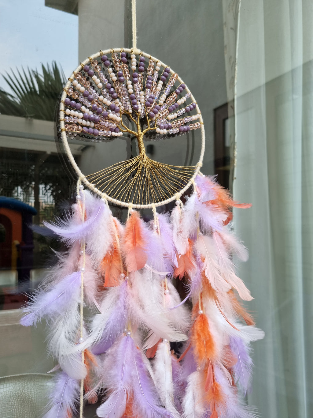 Lavender Tree Dreamcatcher