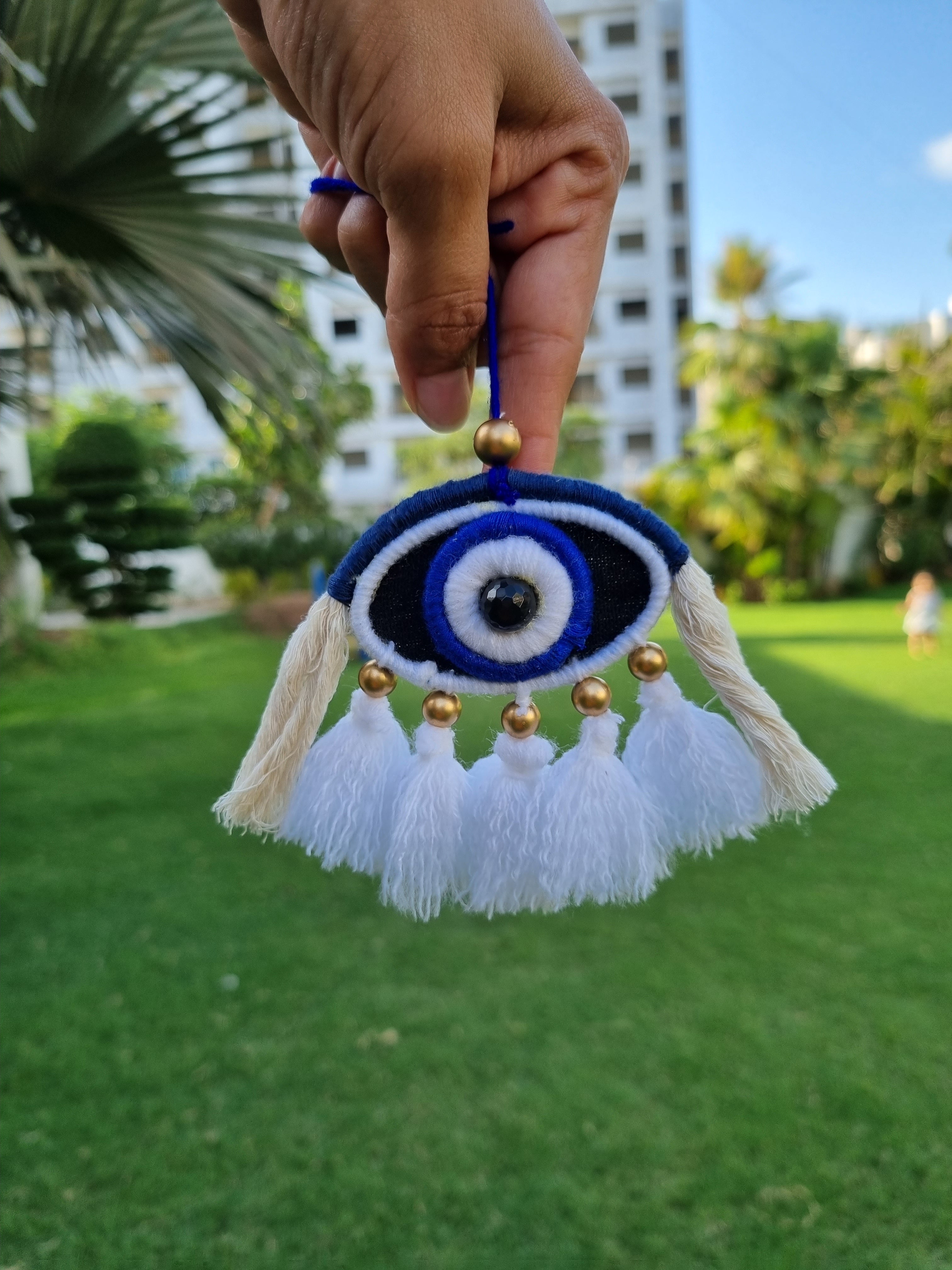 Eye Feather Car Hung