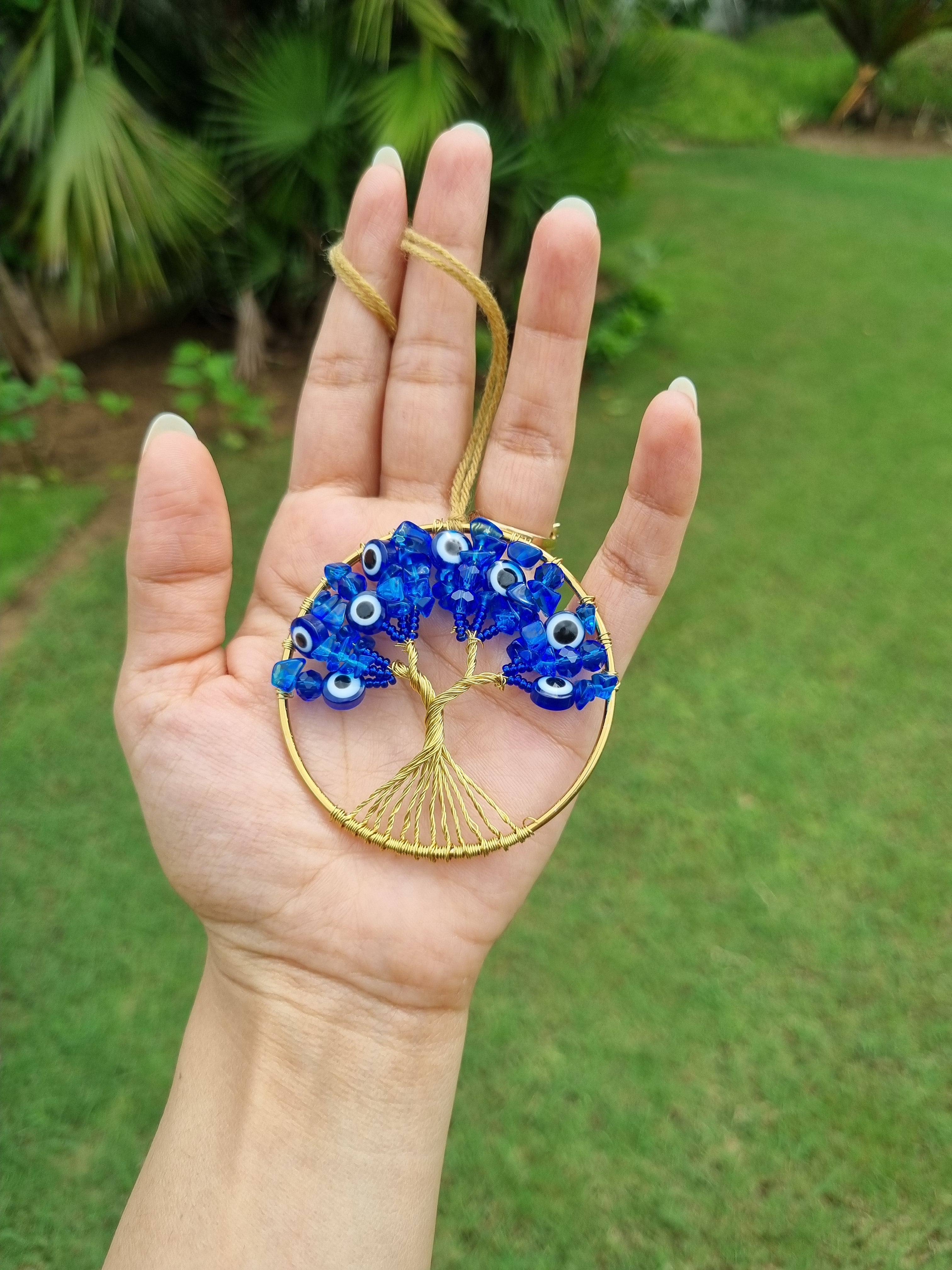 Golden Crystal Car Hung