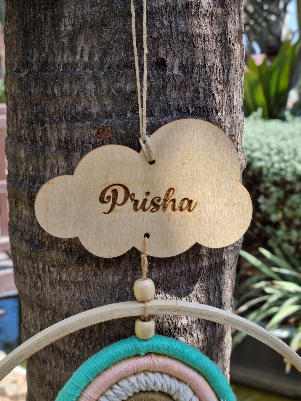 Macrame Kids Name Dreamcatcher