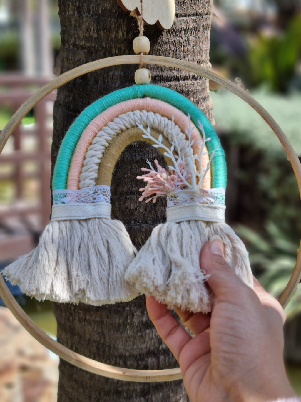 Macrame Kids Name Dreamcatcher