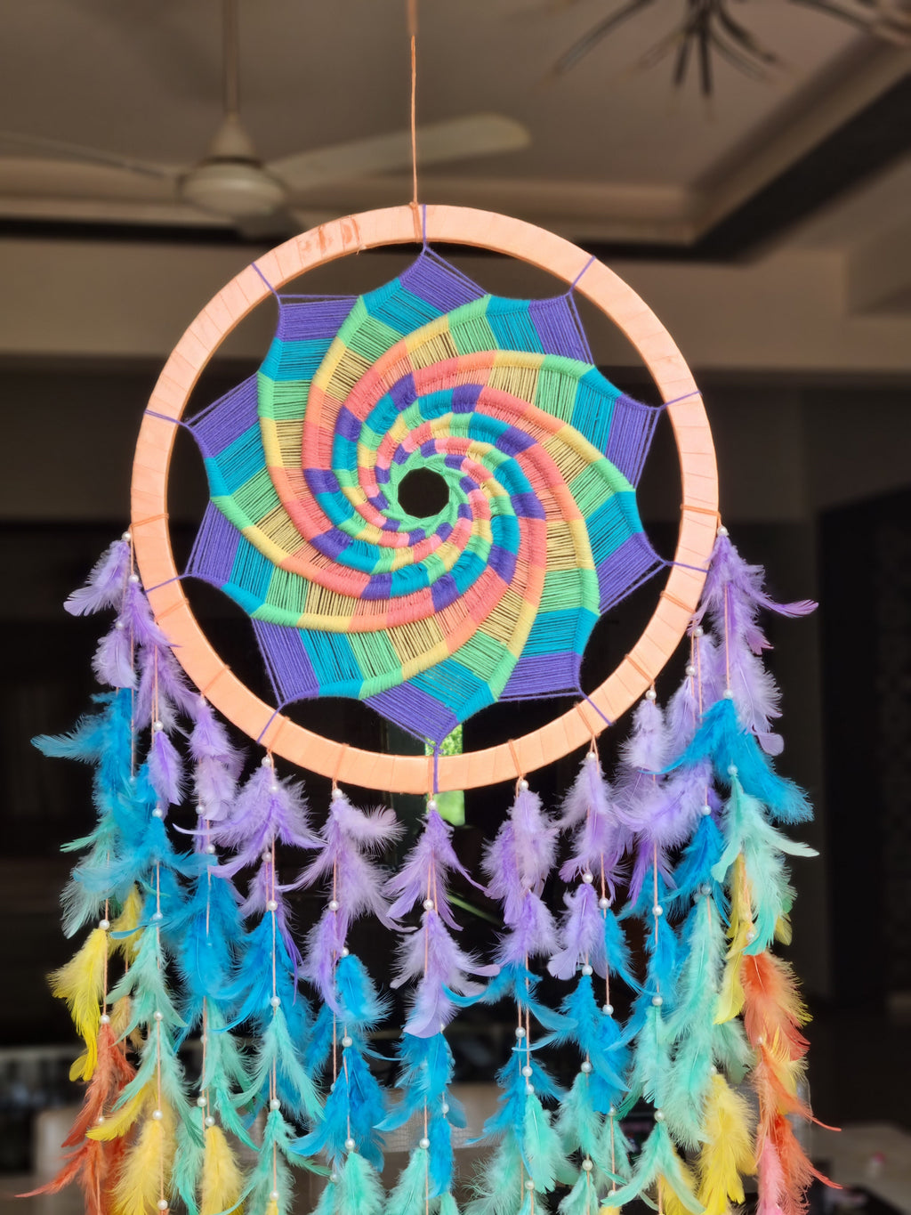 Spiral Circle Decor Dreamcatcher