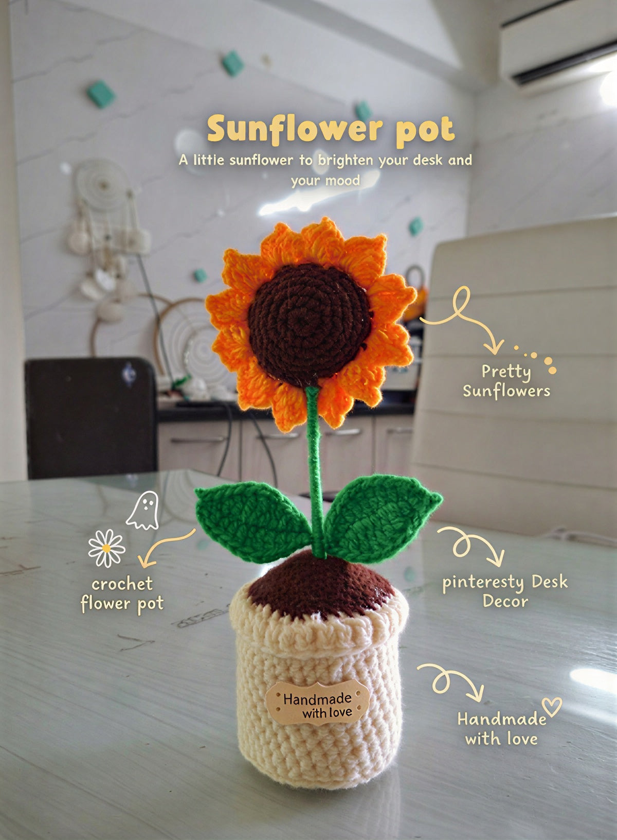 Sunflower Pot