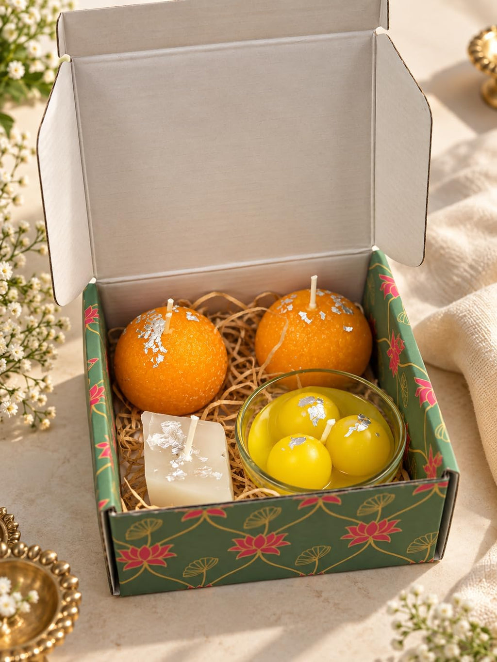 Mithai-Inspired Candle Gift Hamper