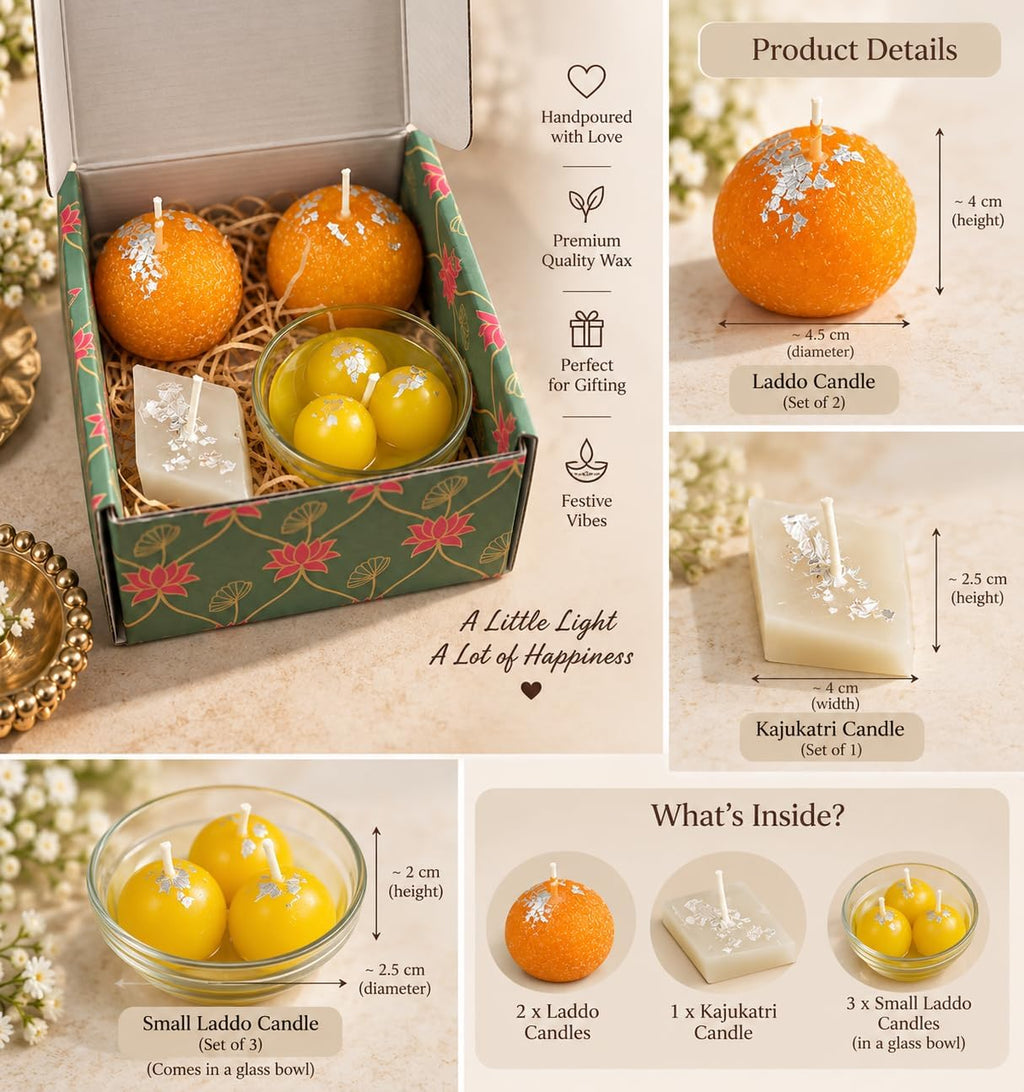 Mithai-Inspired Candle Gift Hamper