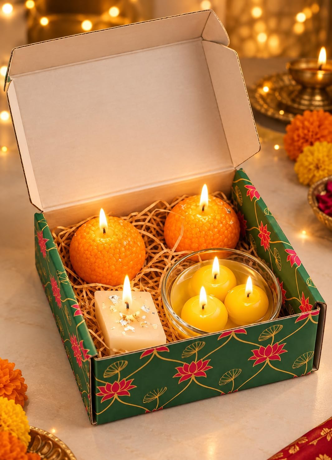 Mithai-Inspired Candle Gift Hamper