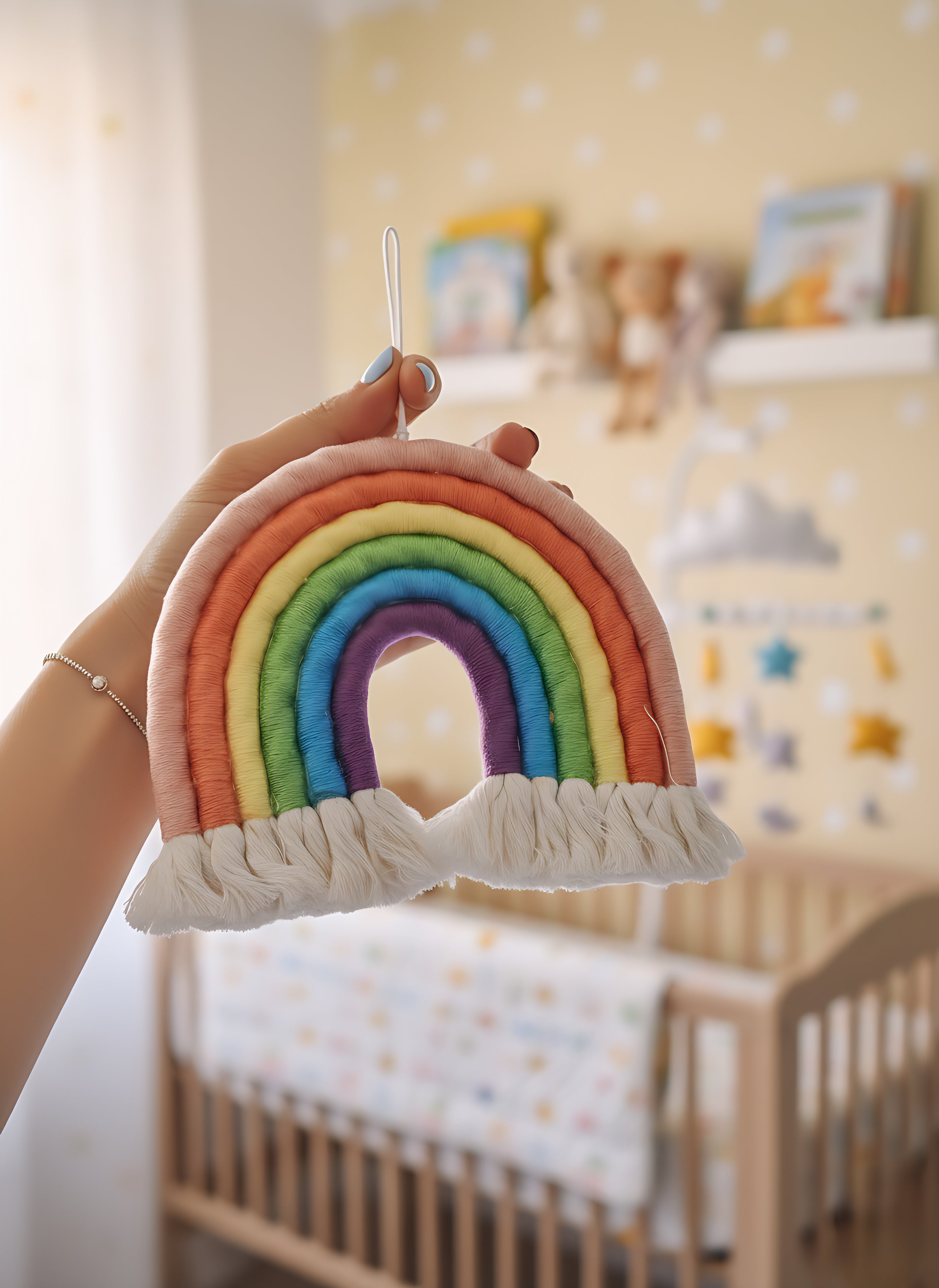 Rainbow Bliss Macrame