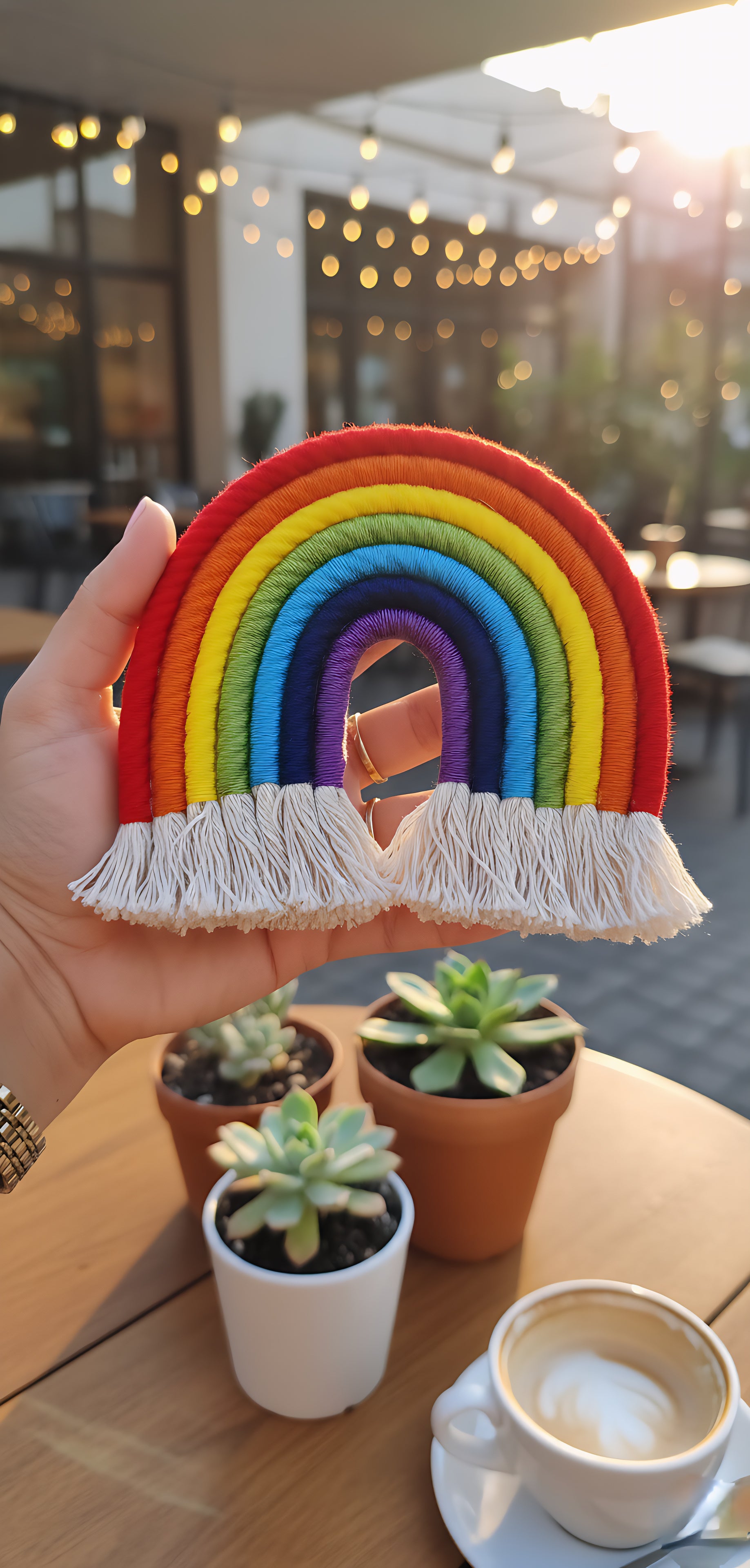 Rainbow Bliss Macrame