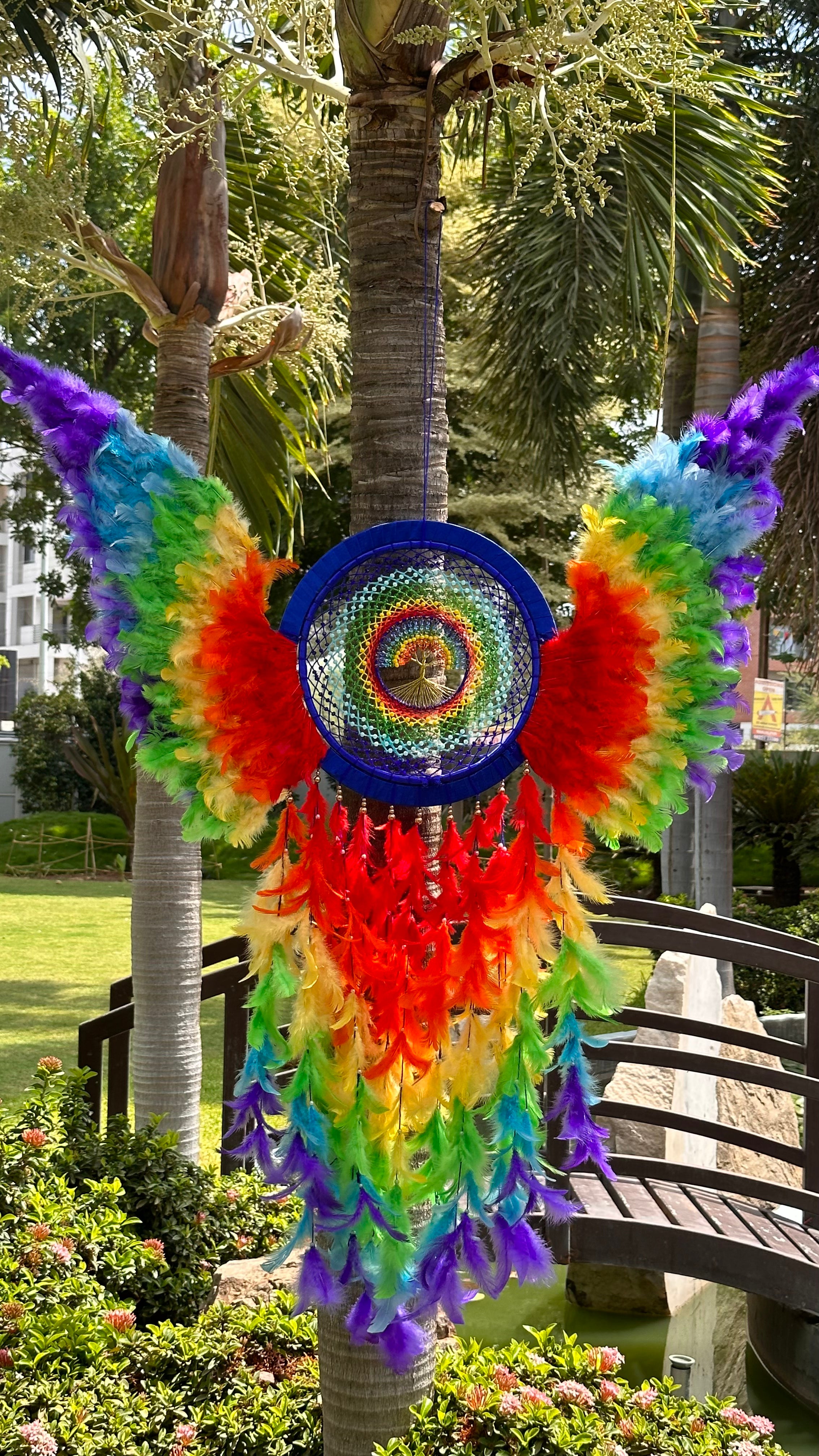 Wings of Fire Colorful Dreamy Decor Backdrop