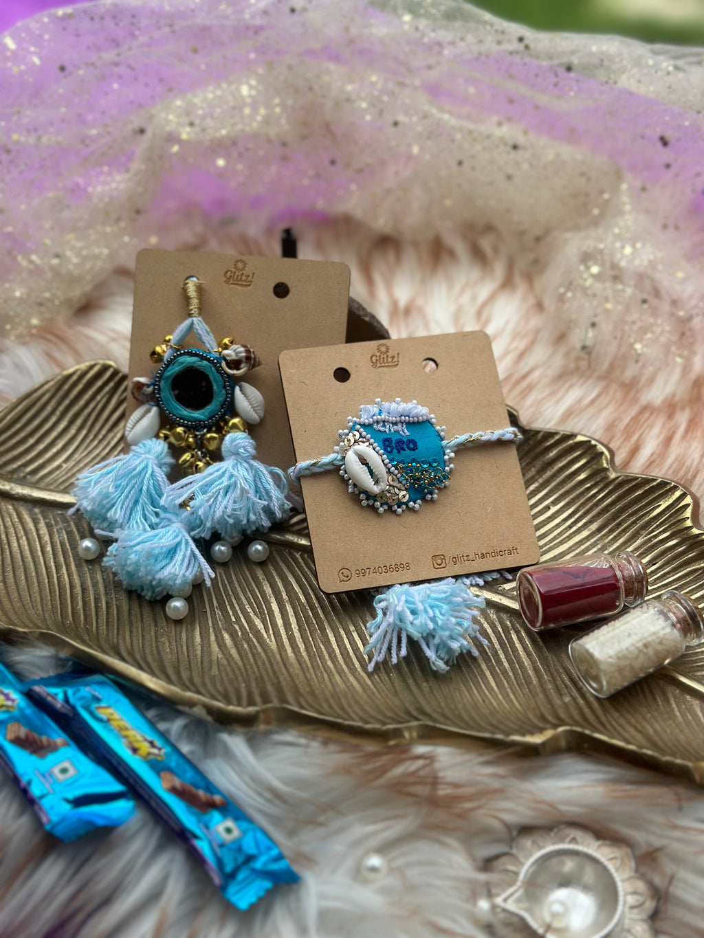 Ocean Vibe rakhi set