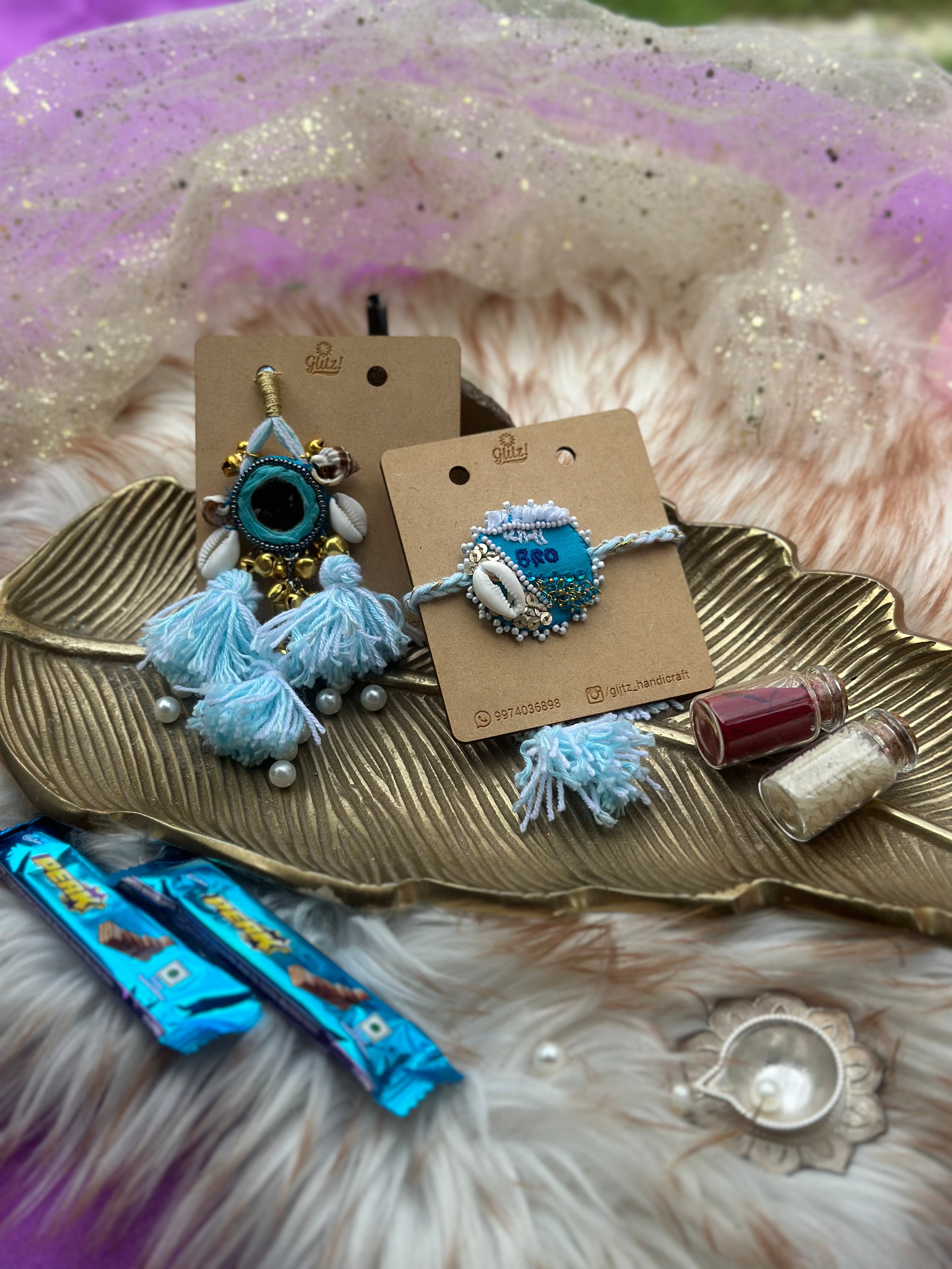 Ocean Vibe rakhi set