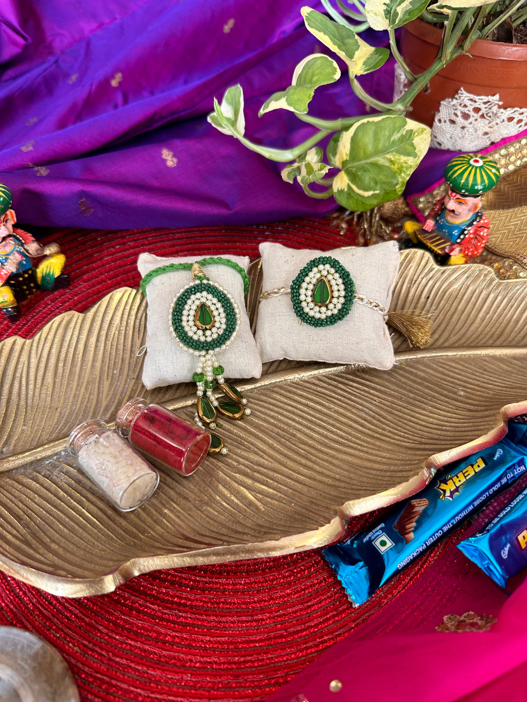 Beaded bandhan set