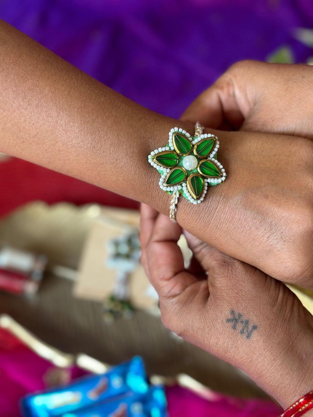 Beaded fulhari