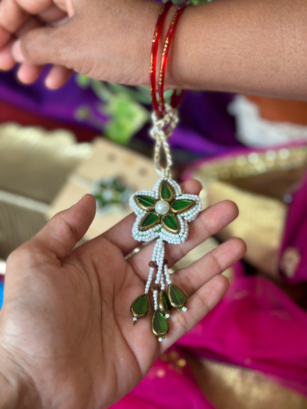 Beaded fulhari