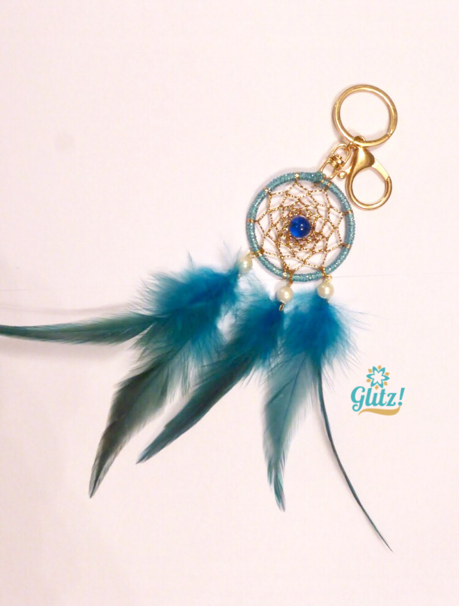 Blue Golden Oval