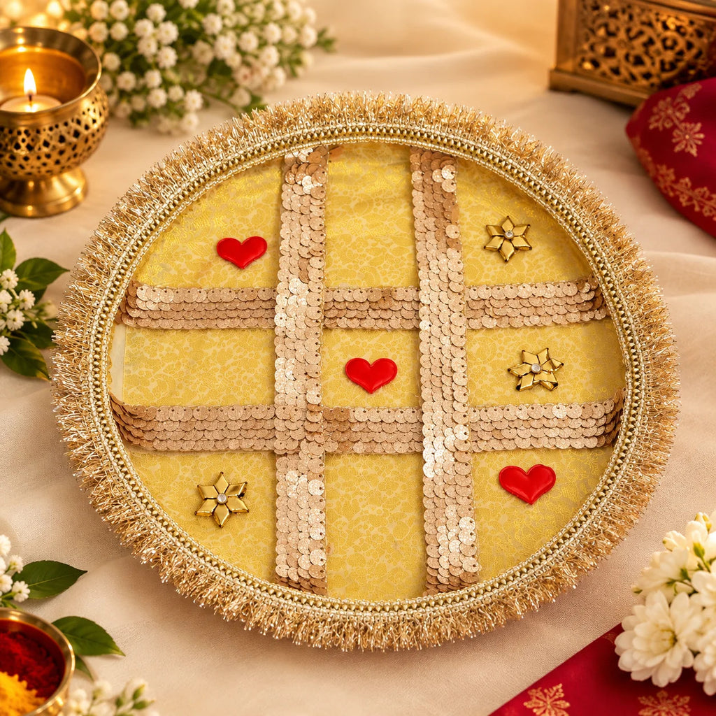 Elegant Karwa Chauth Thali for Women