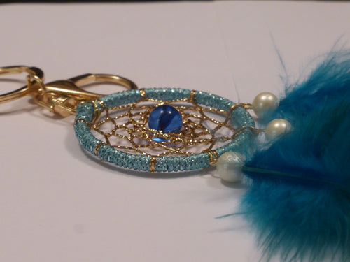 Blue Golden Oval