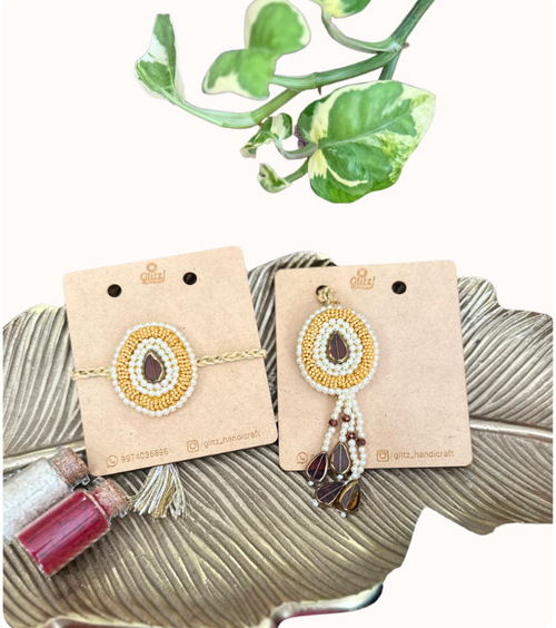 Beaded classy rakhi