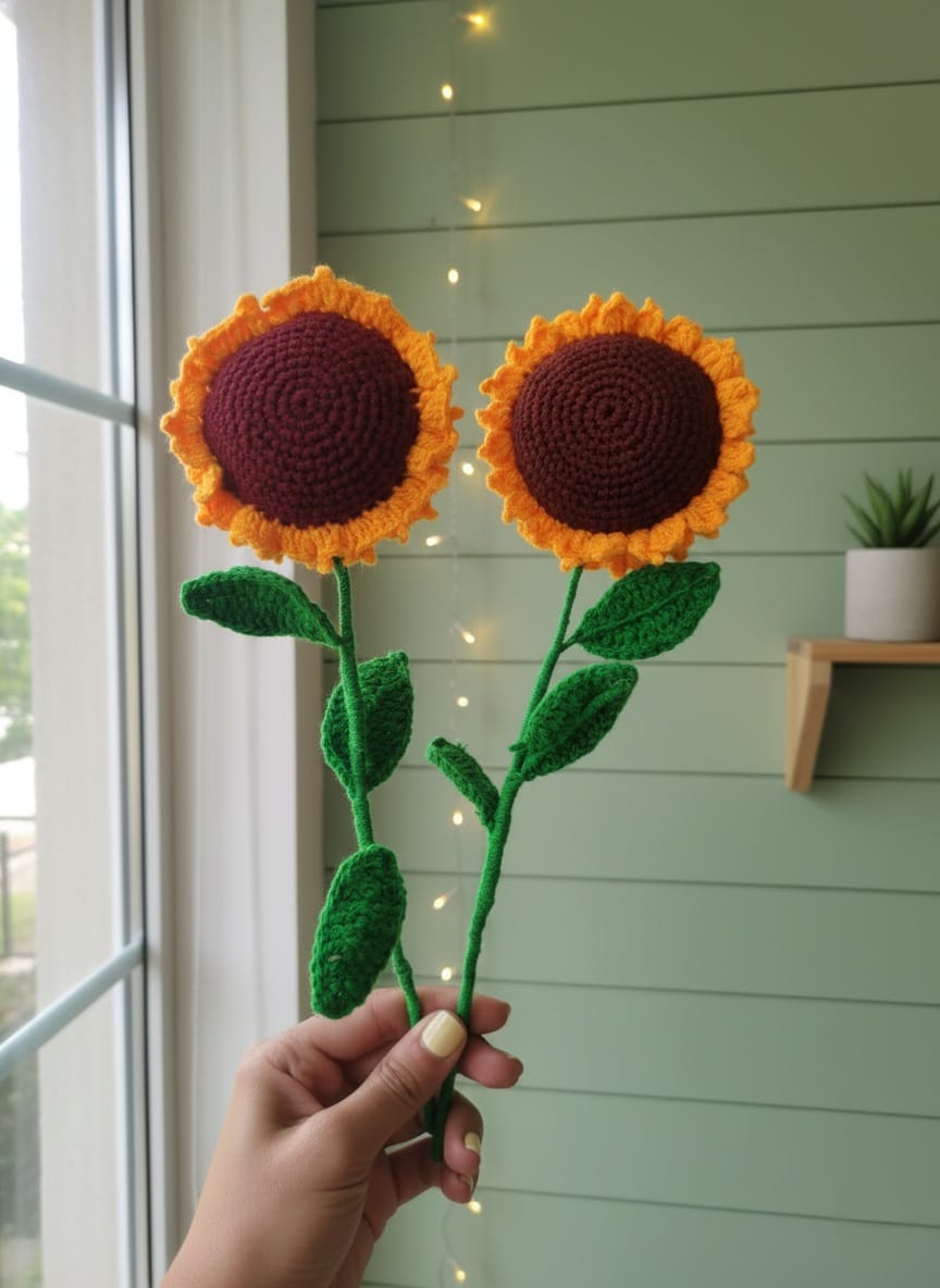 Sunshine Stitch Sunflowers