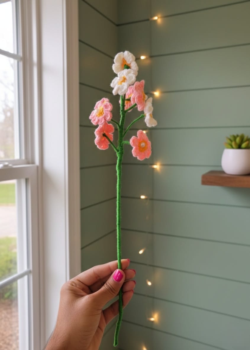 Blossom Breeze Crochet Stem