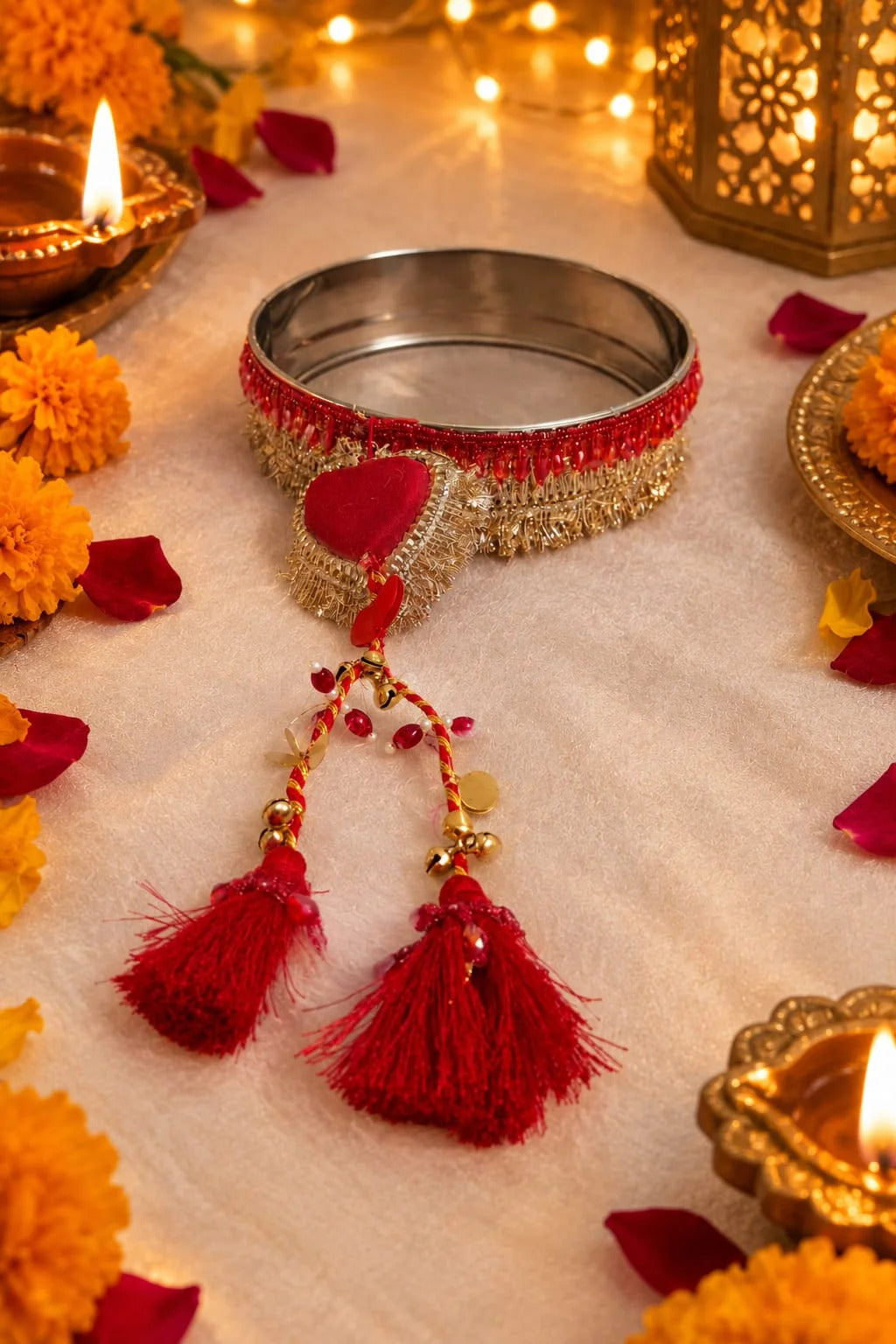 Decorative Karwa Chauth Channi for Women