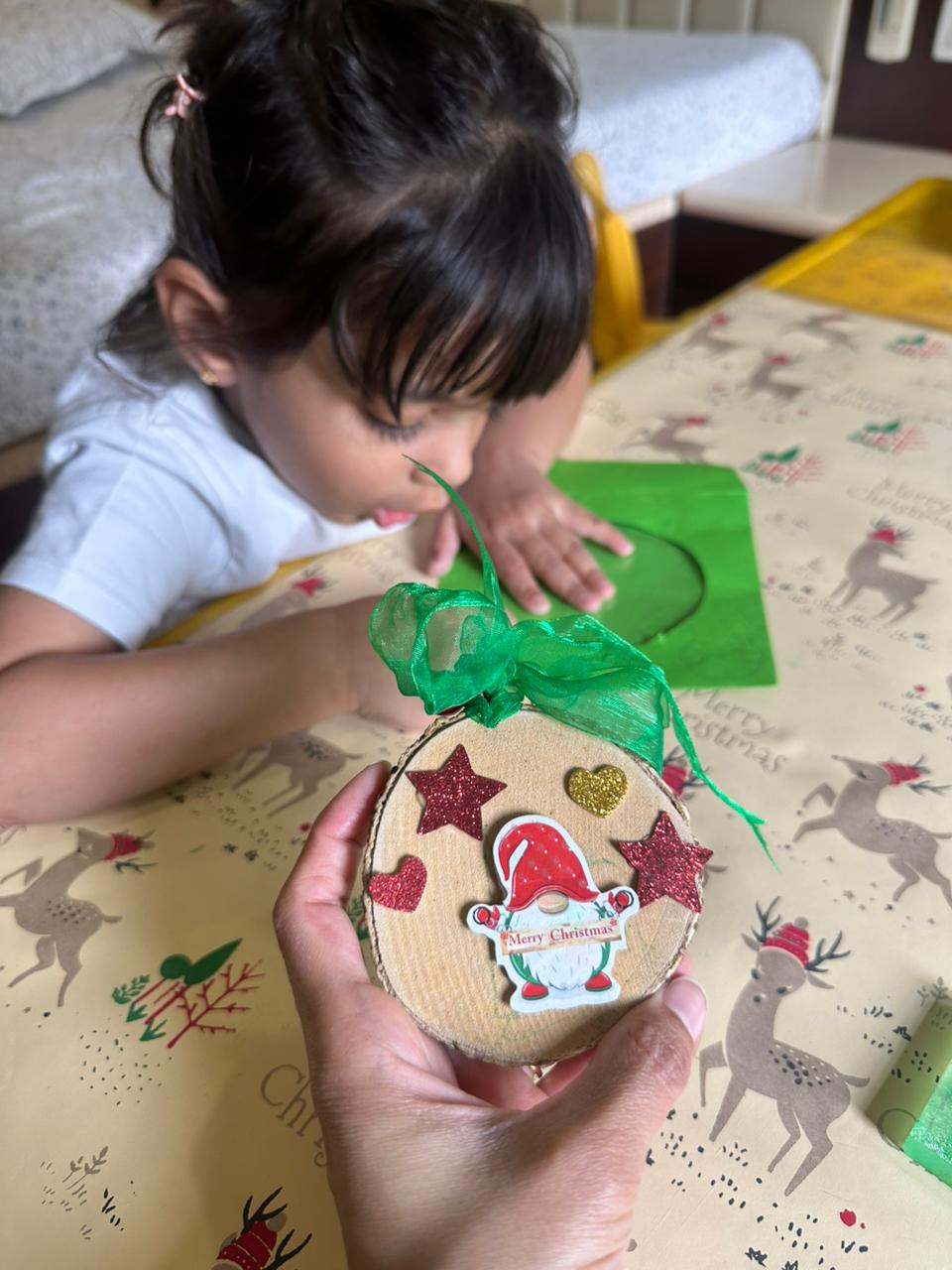 DIY Christmas tree ornament kit for kids