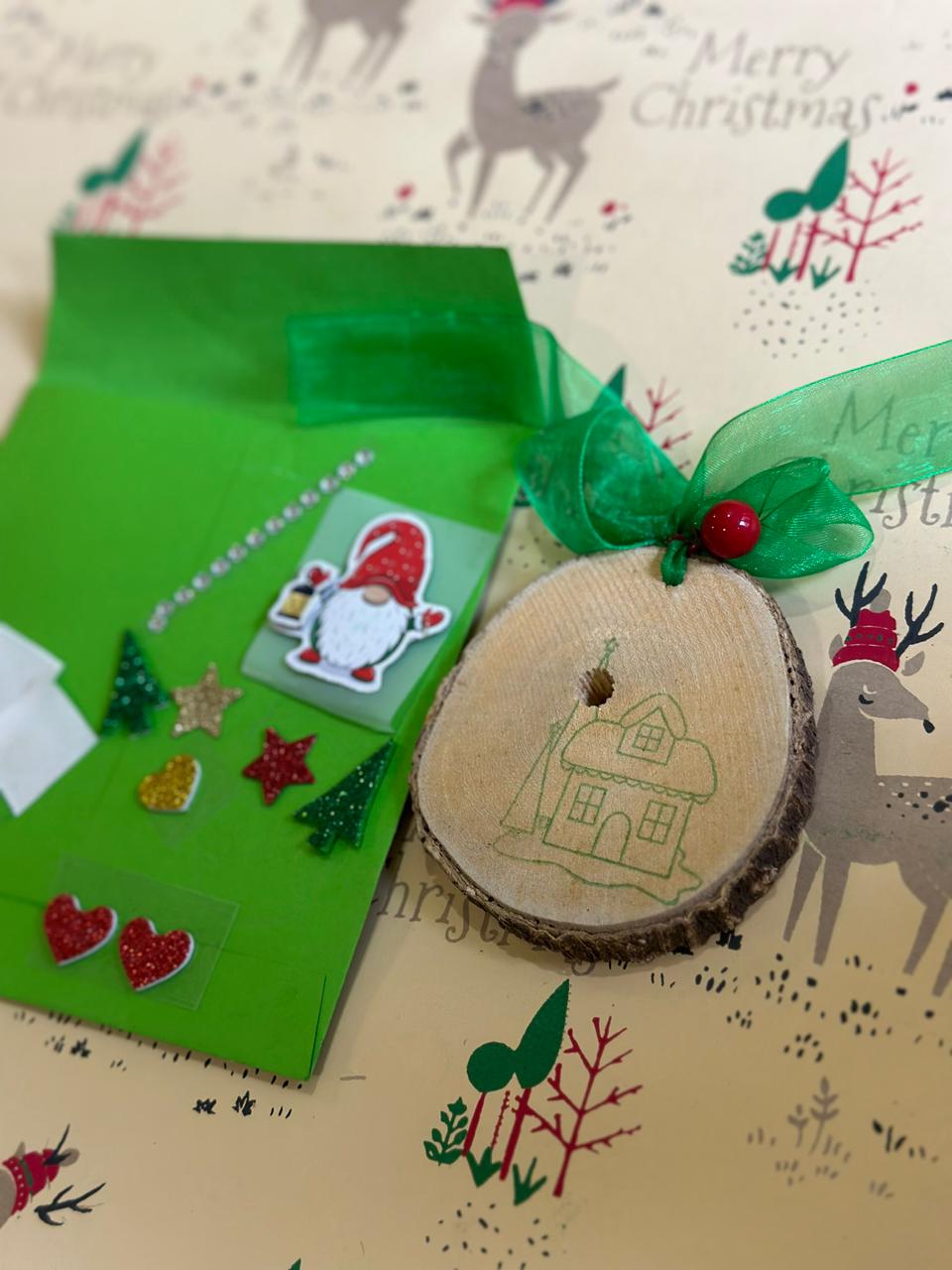 DIY Christmas tree ornament kit for kids