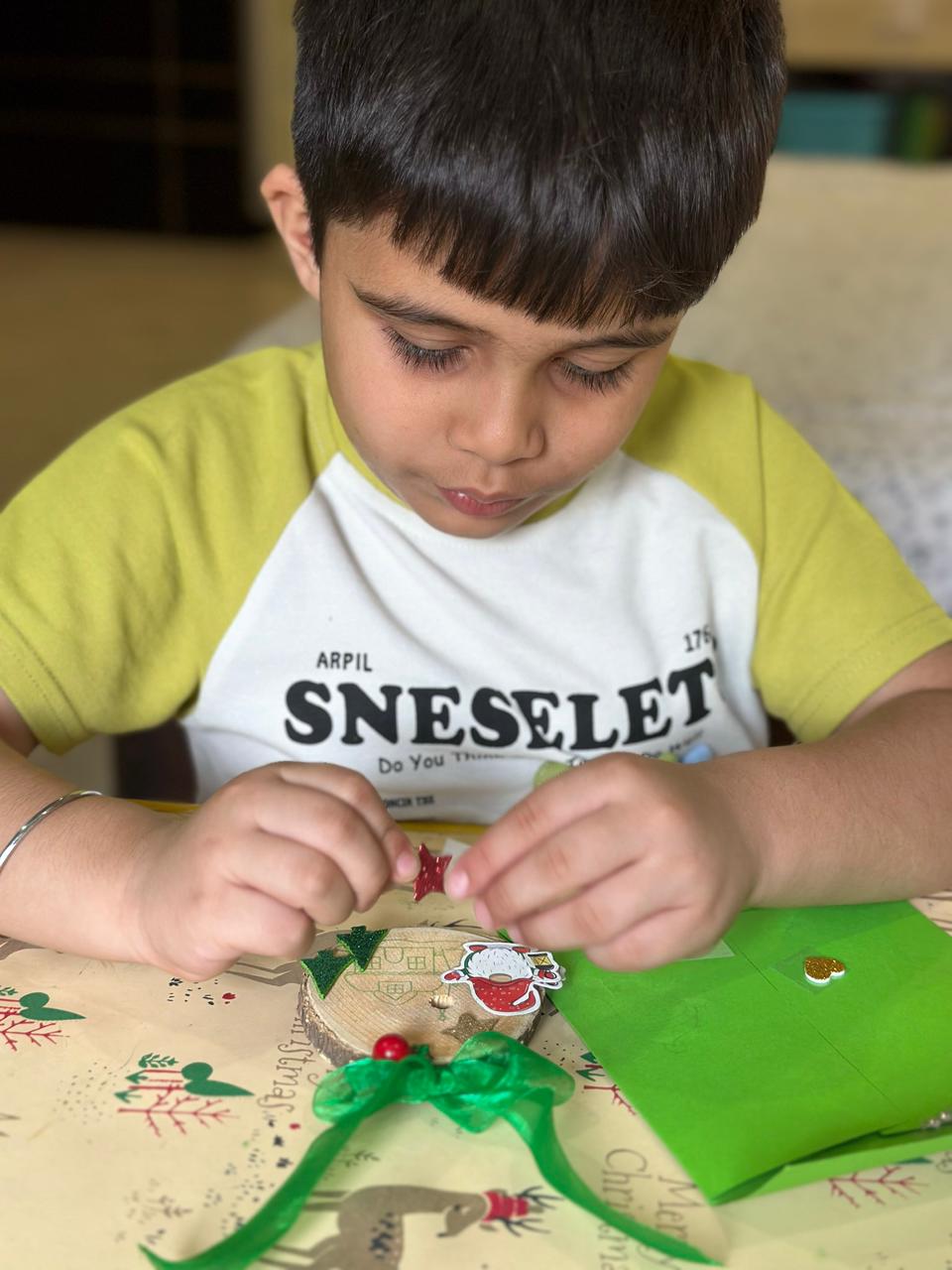 DIY Christmas tree ornament kit for kids